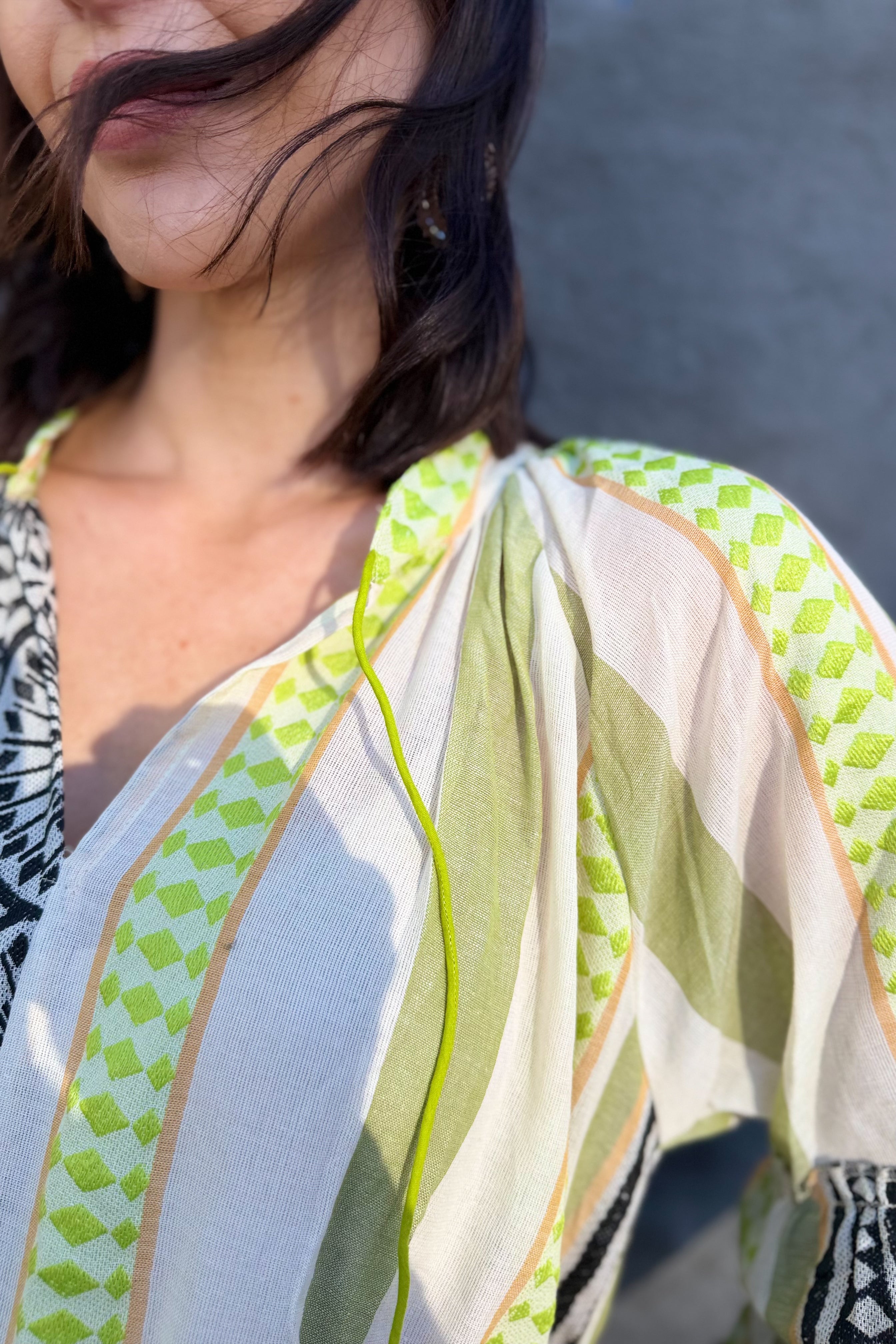 Kiara Dress In Lime