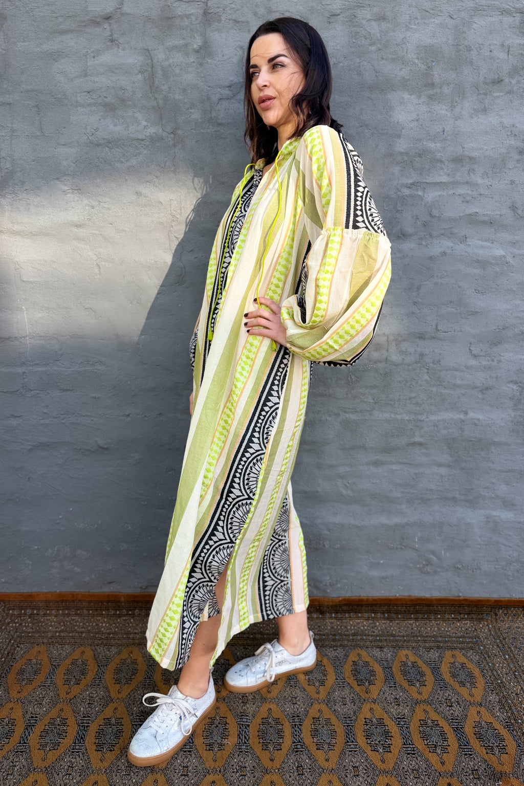 Kiara Dress In Lime