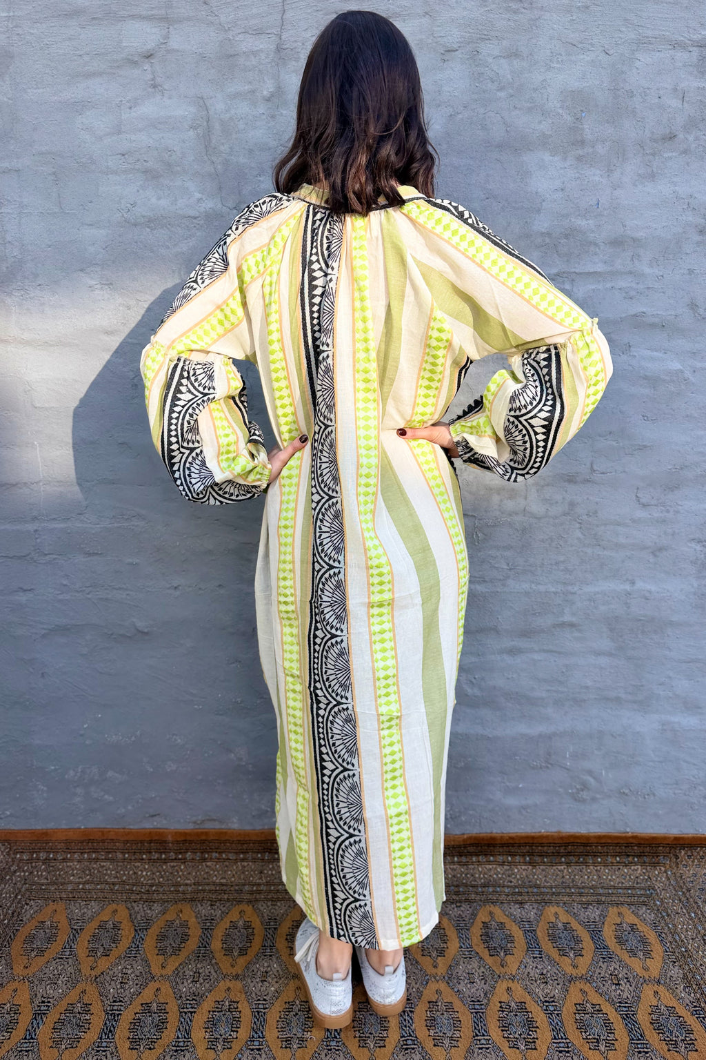 Kiara Dress In Lime