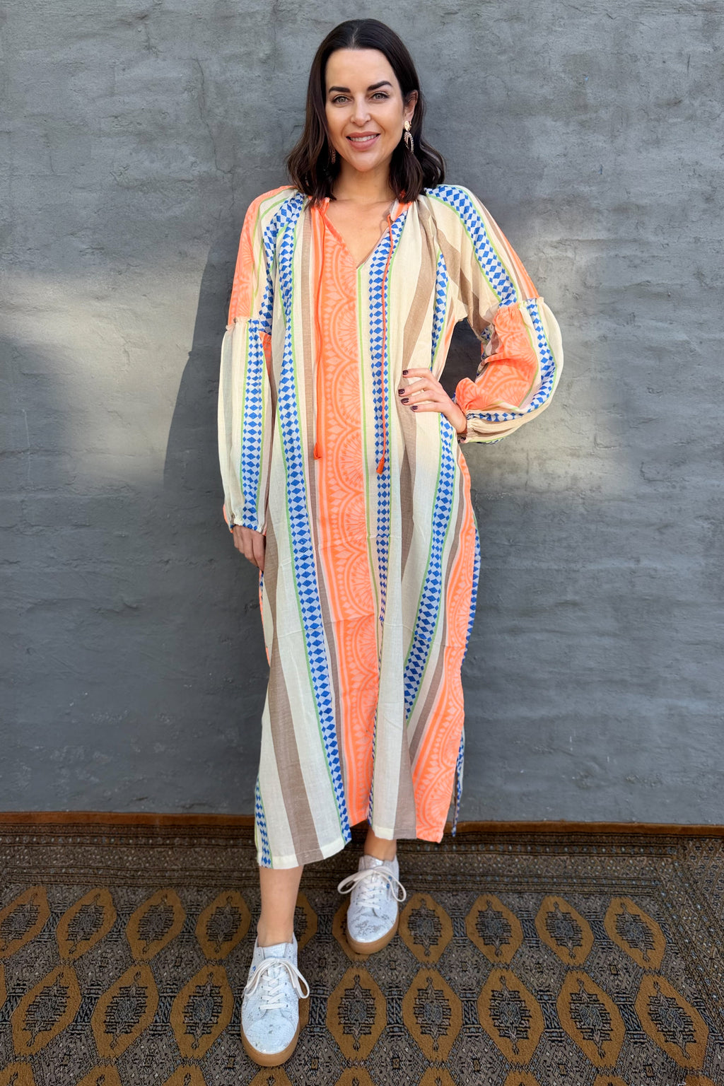 Kiara Dress In Flame
