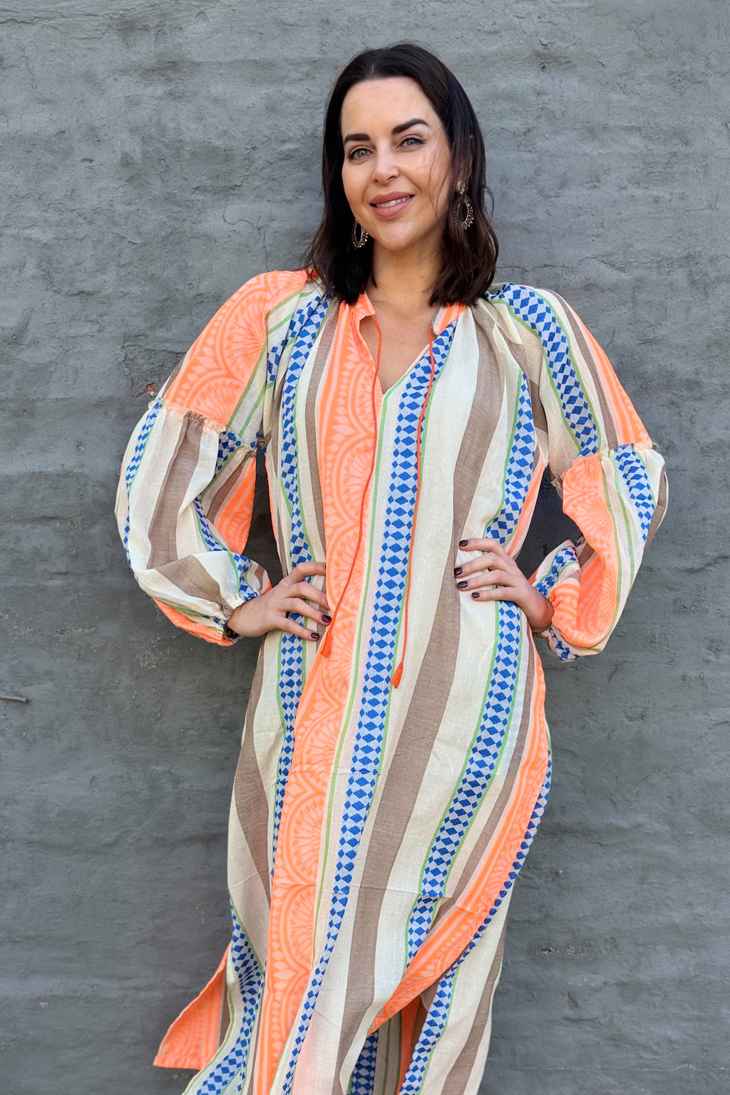 Kiara Dress In Flame