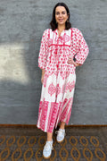 Delilah Dress In Cherry