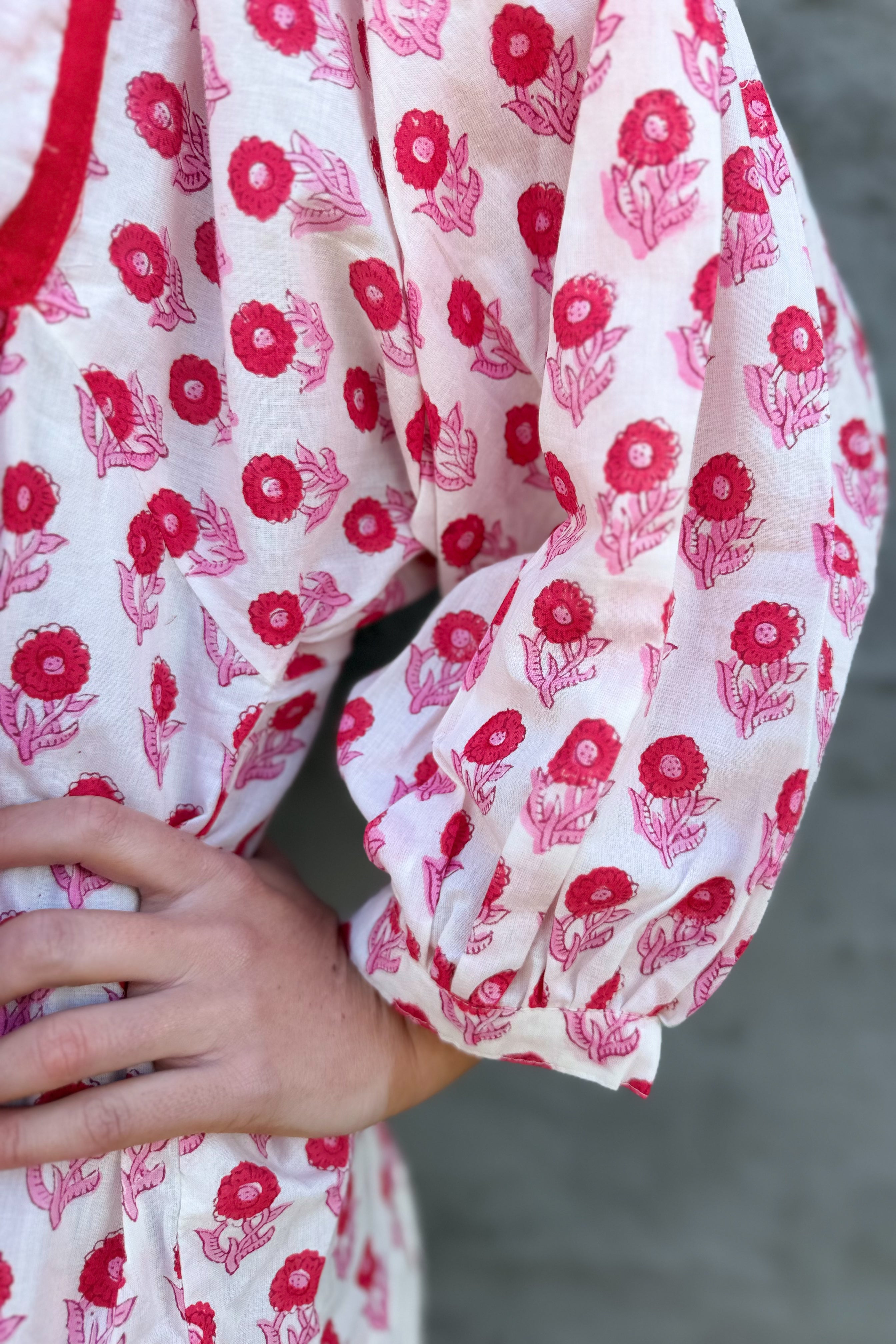 Delilah Dress In Cherry