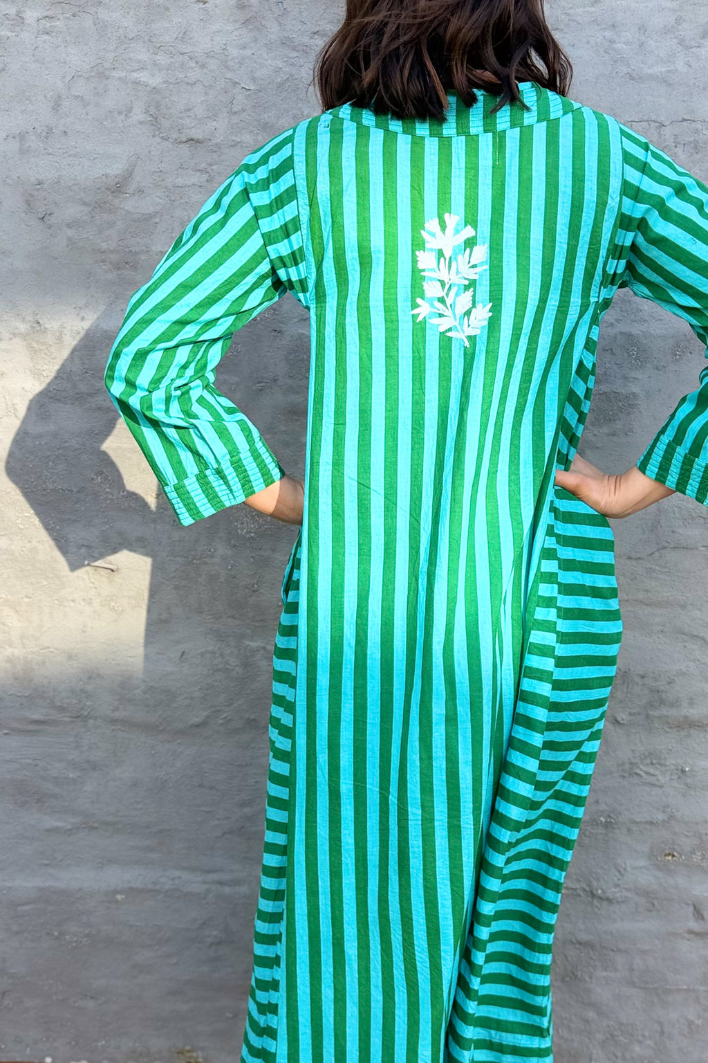 Josephine Dress In Turquoise