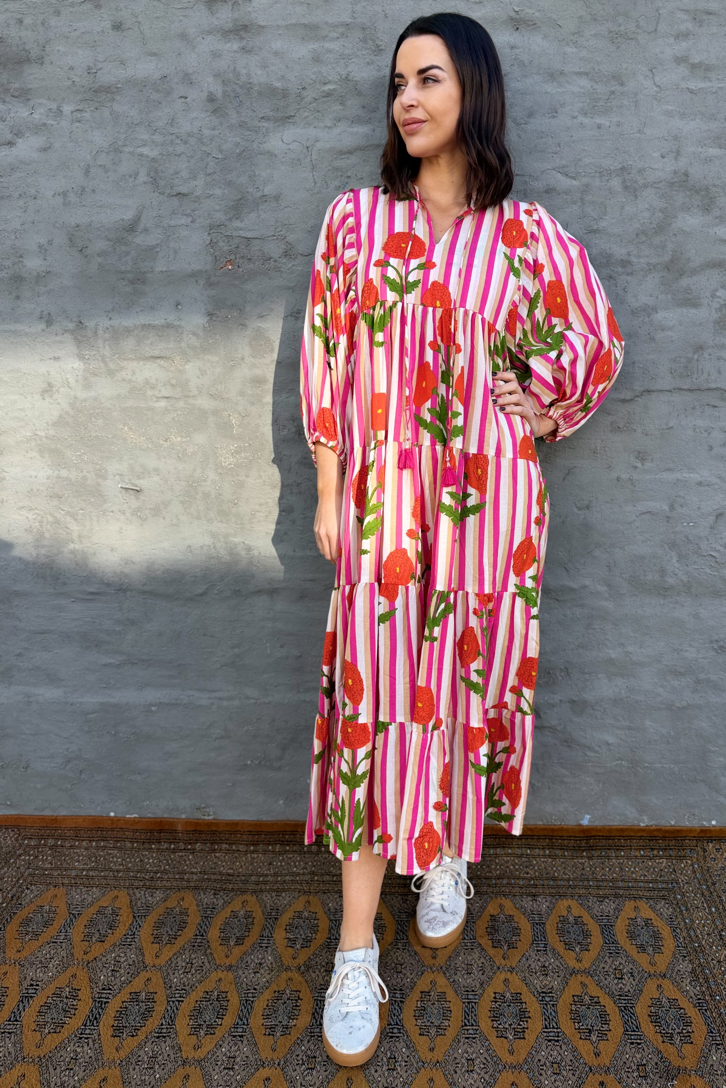 Dahlia Dress In Fuchsia