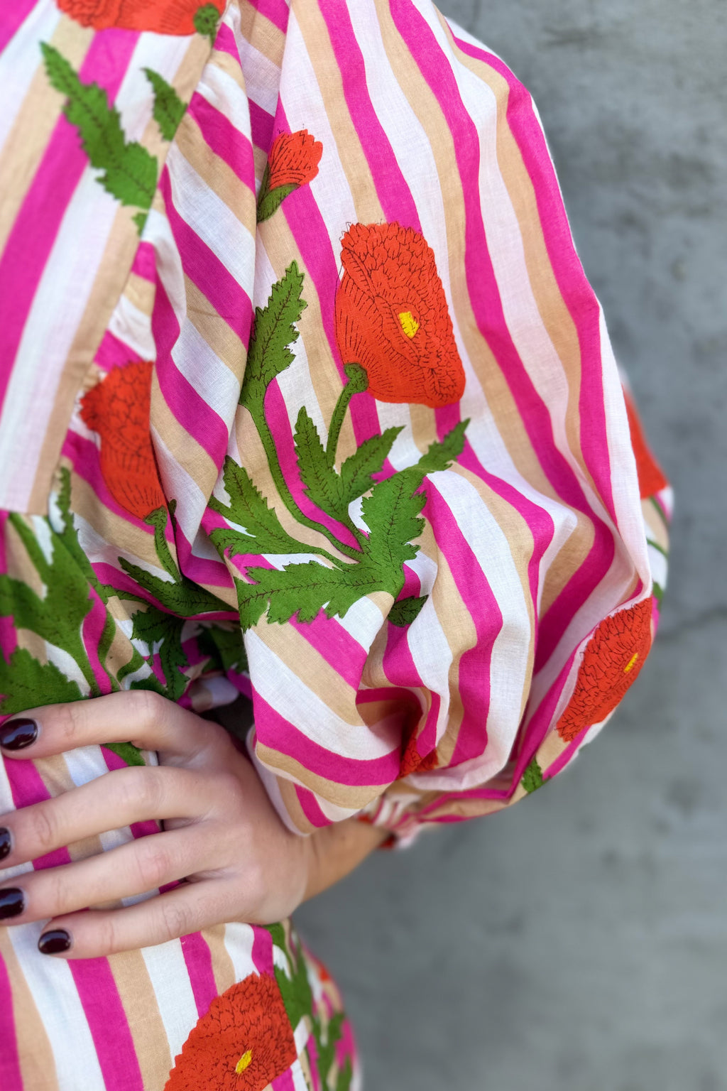 Dahlia Dress In Fuchsia
