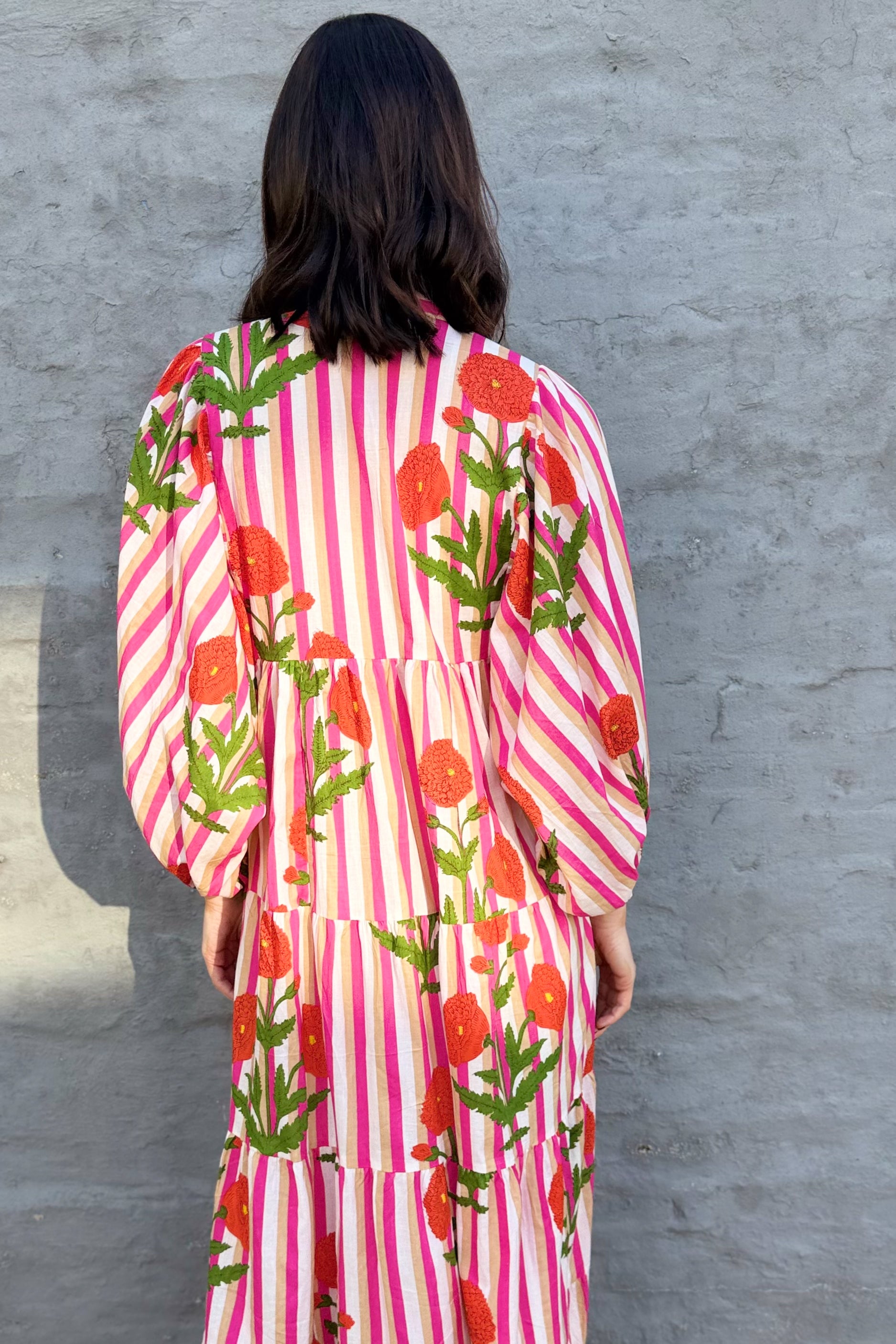 Dahlia Dress In Fuchsia