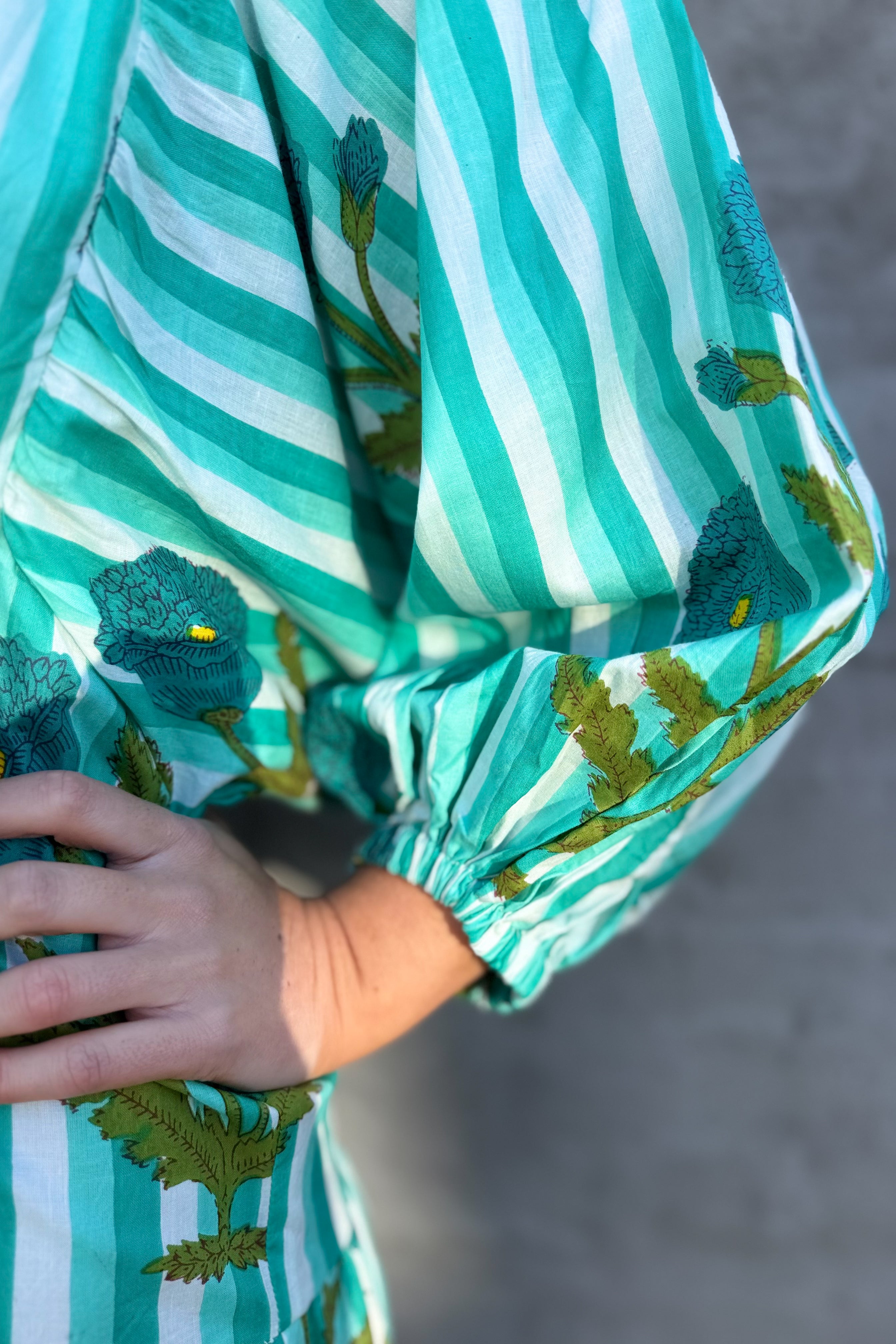 Dahlia Dress In Turquoise