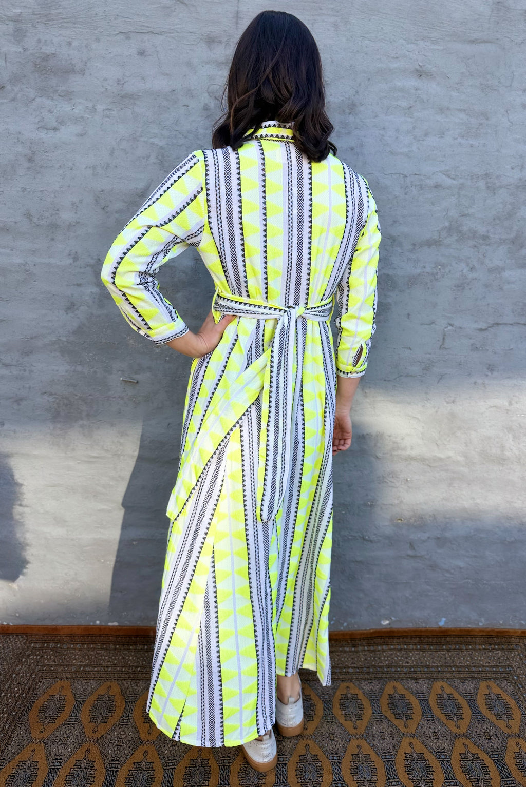 Shaya Shirt Dress In Vivid Verbena