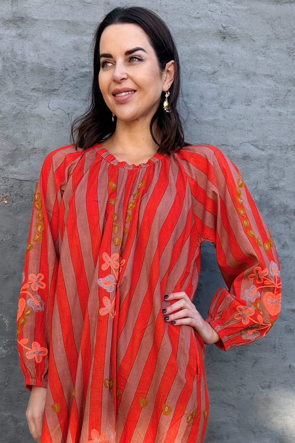 Valentina Dress In Flame