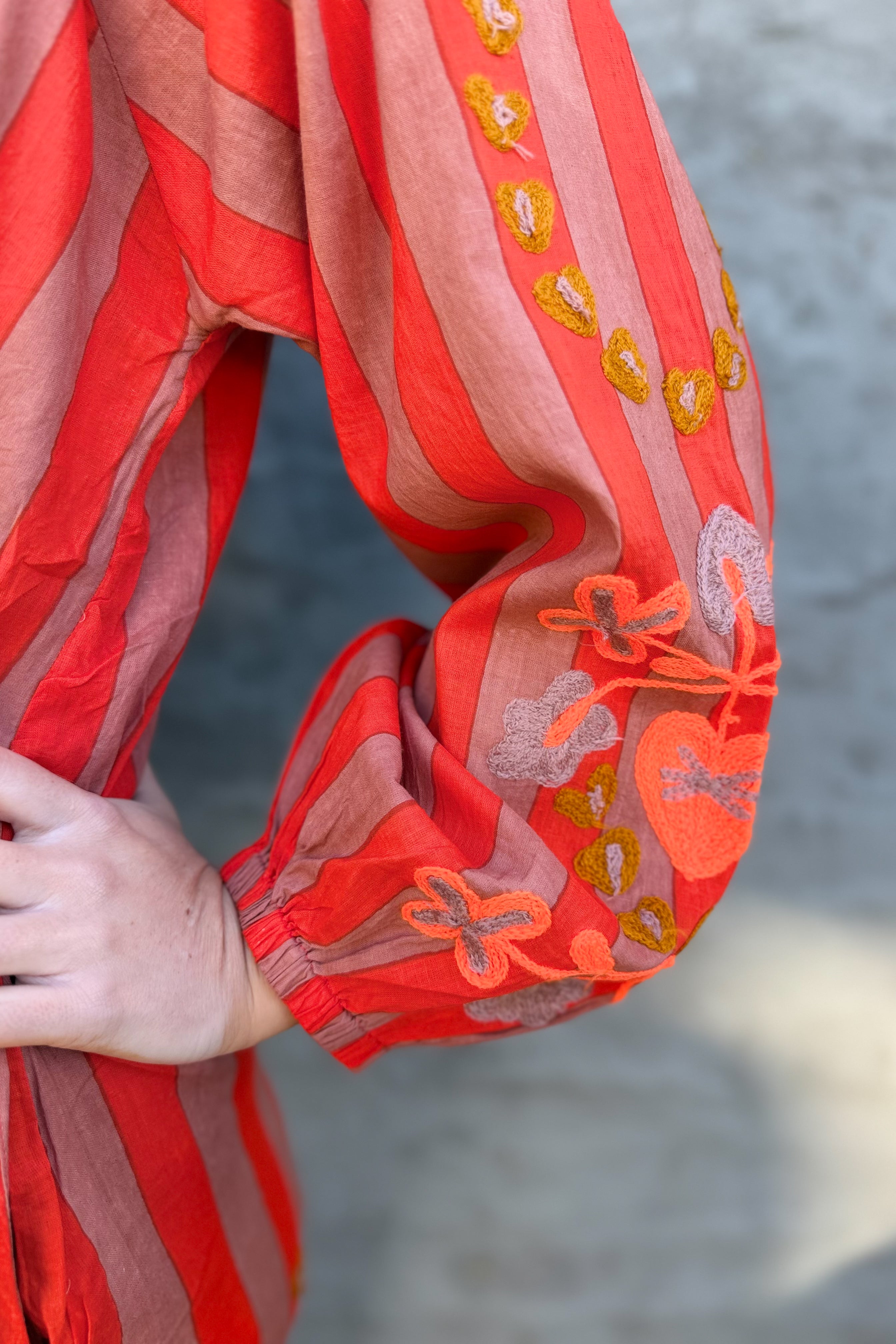 Valentina Dress In Flame