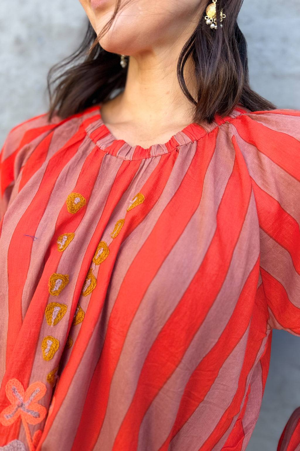 Valentina Dress In Flame