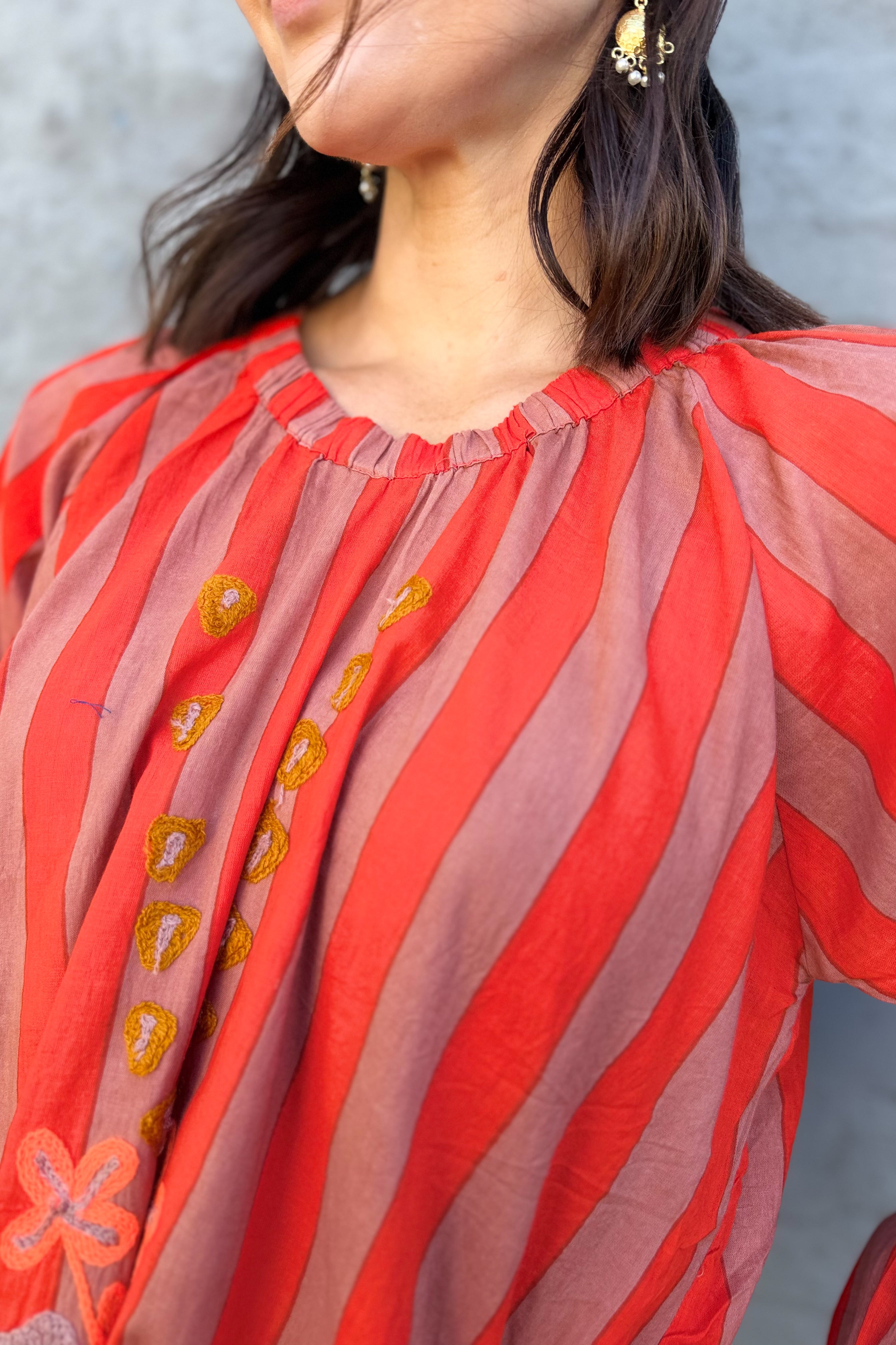 Valentina Dress In Flame