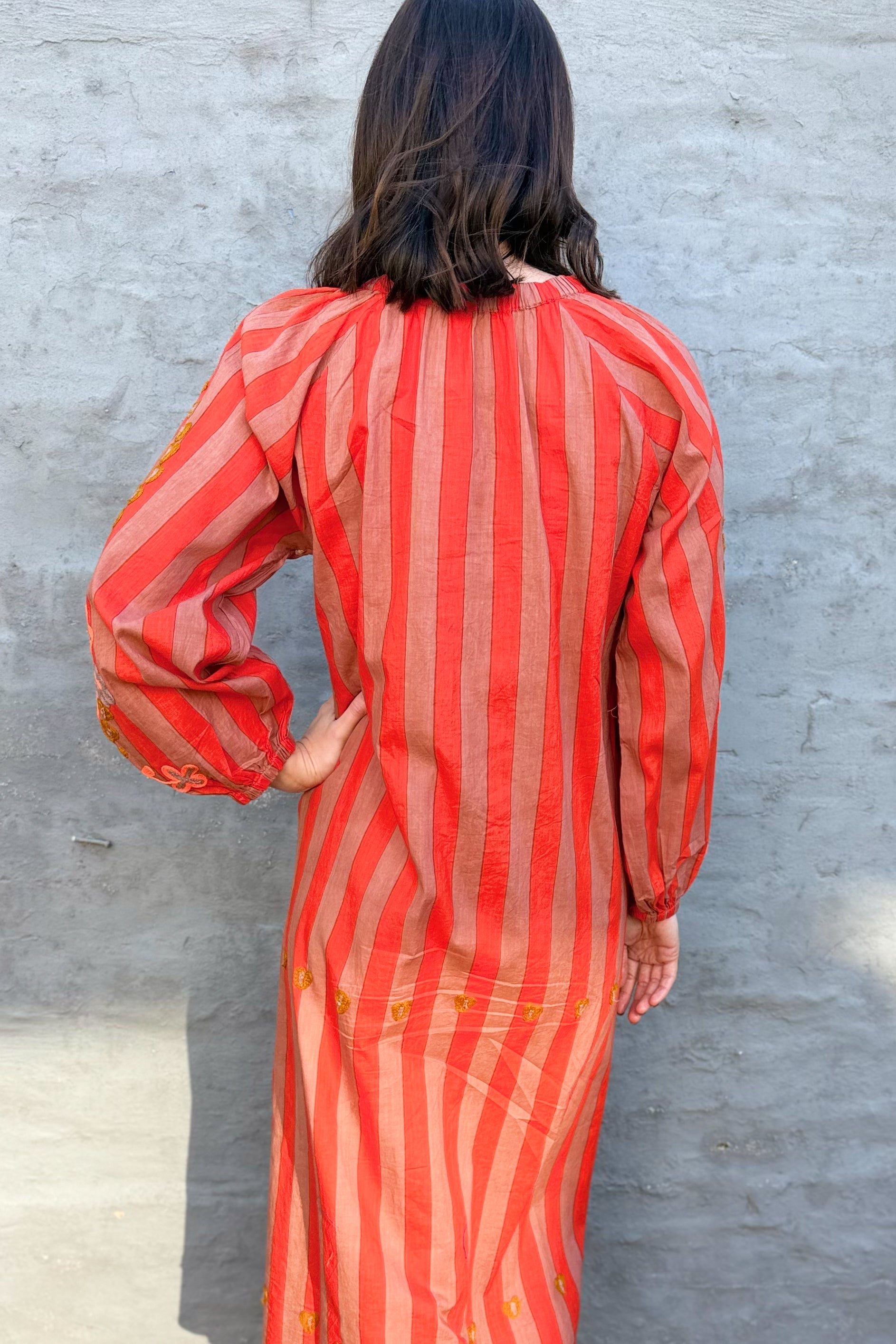 Valentina Dress In Flame