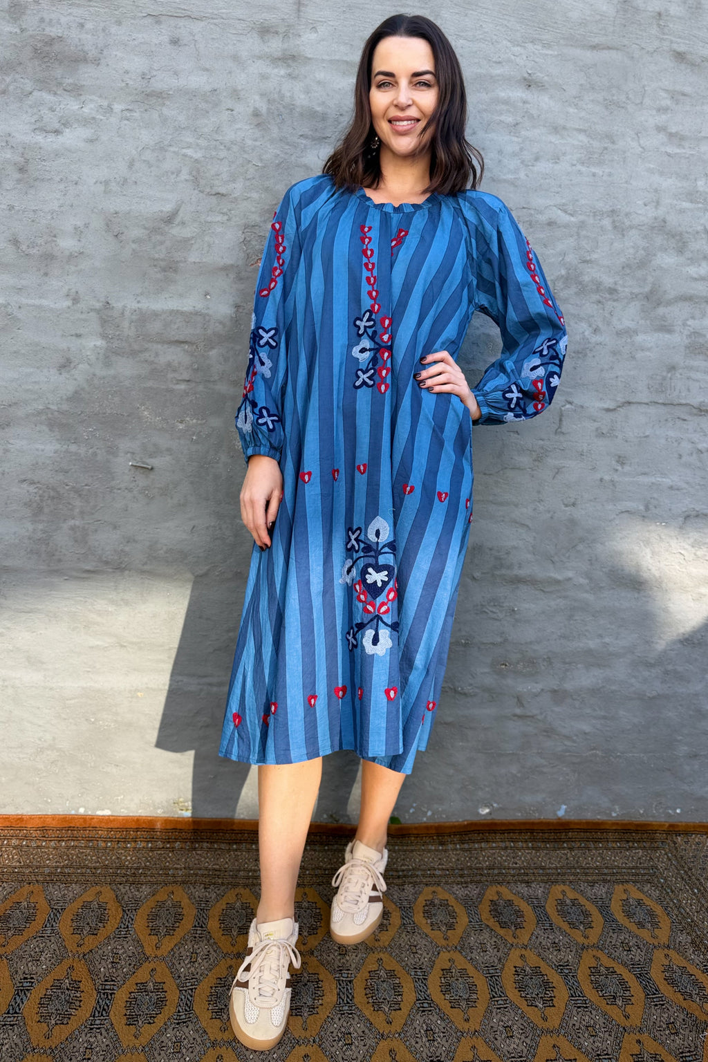 Valentina Dress In Blues