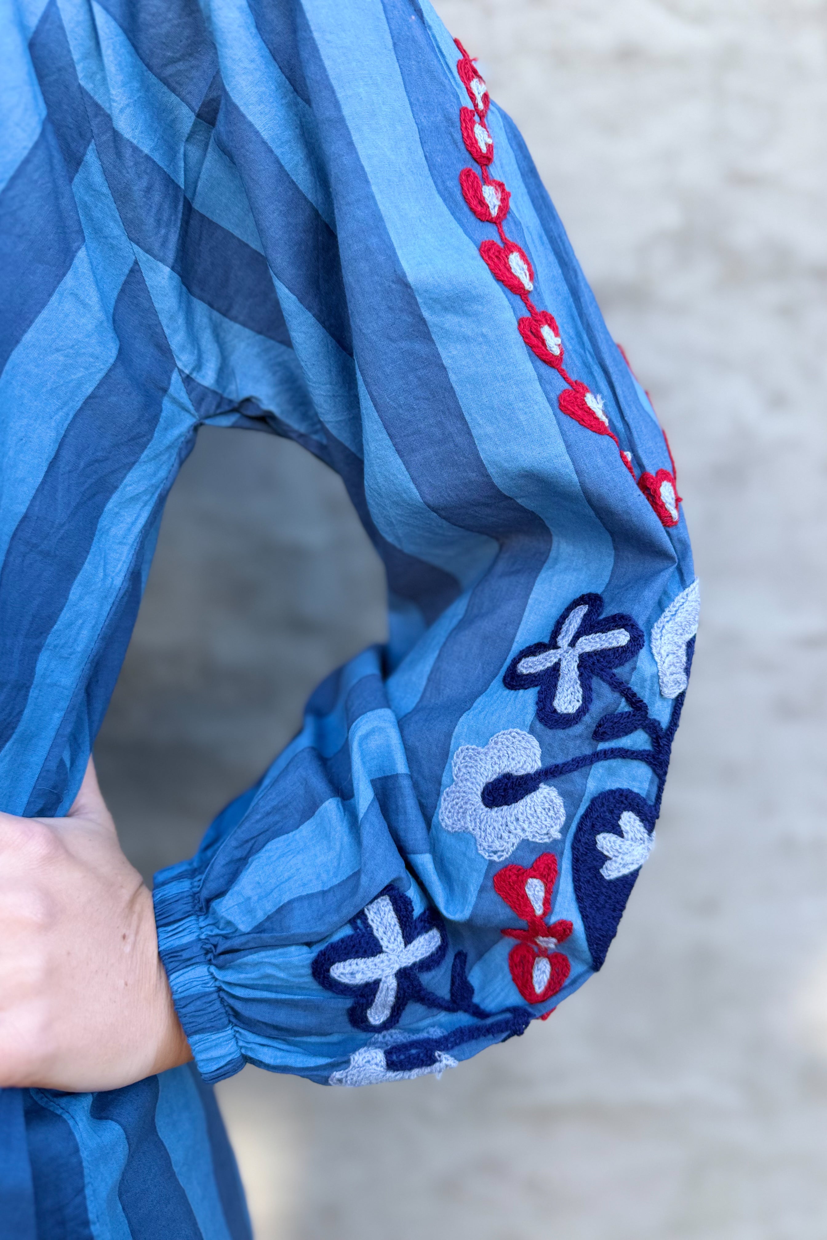 Valentina Dress In Blues