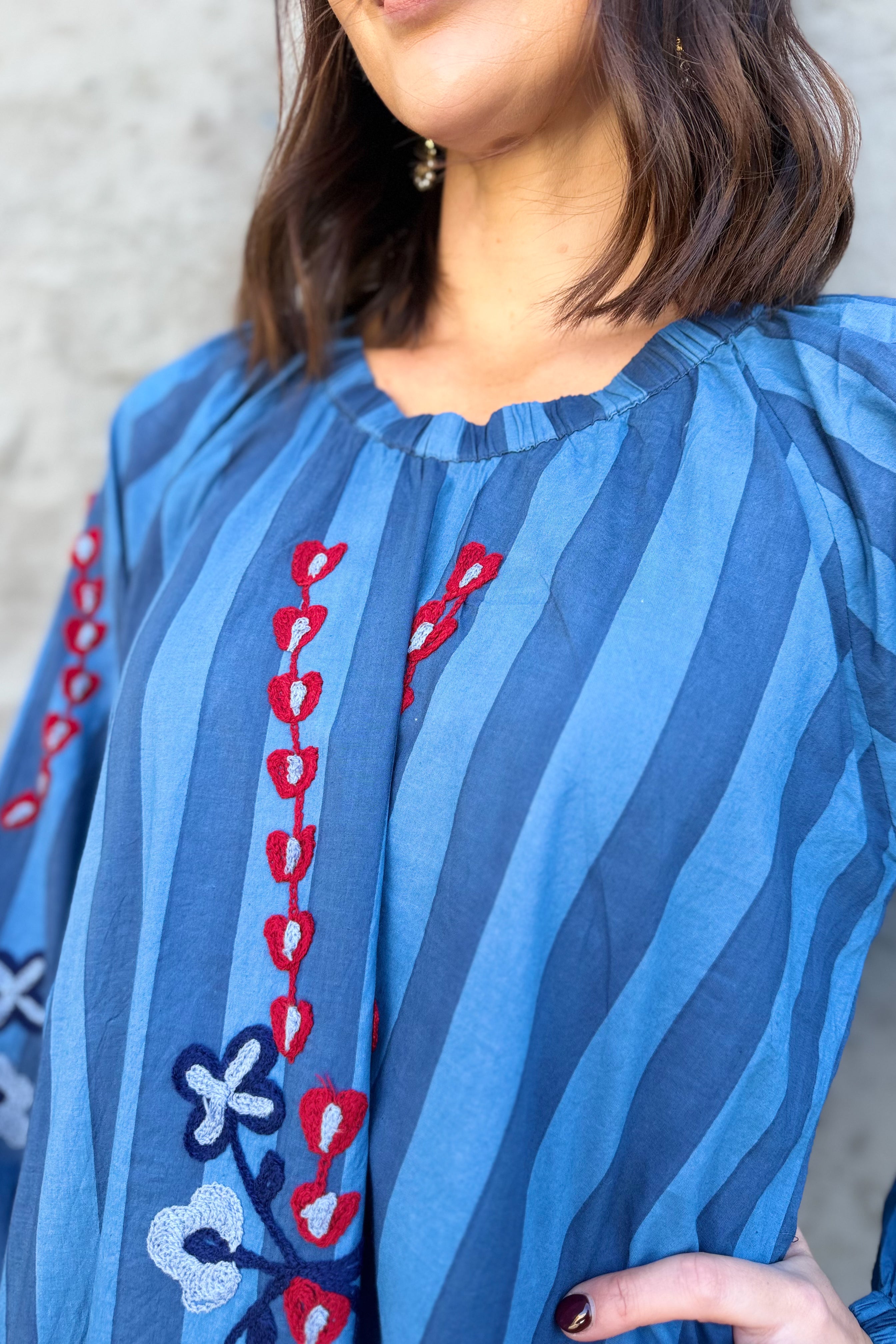 Valentina Dress In Blues
