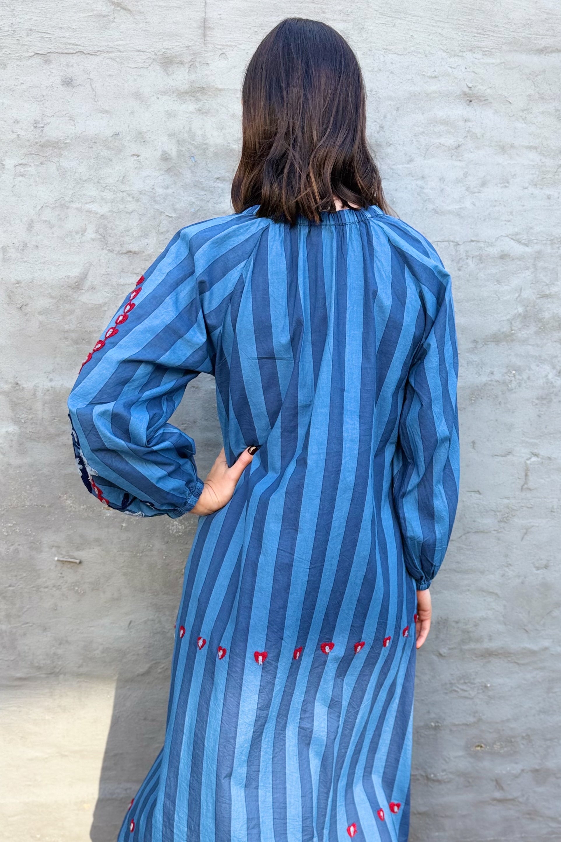 Valentina Dress In Blues