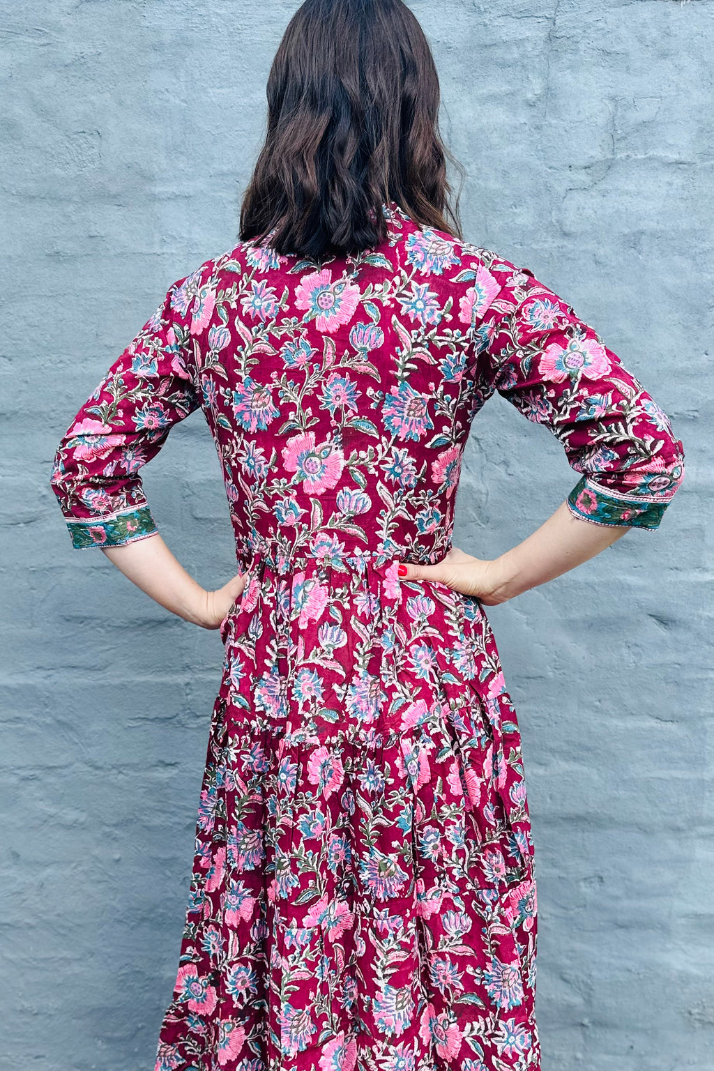 Emily Dress In Merlot