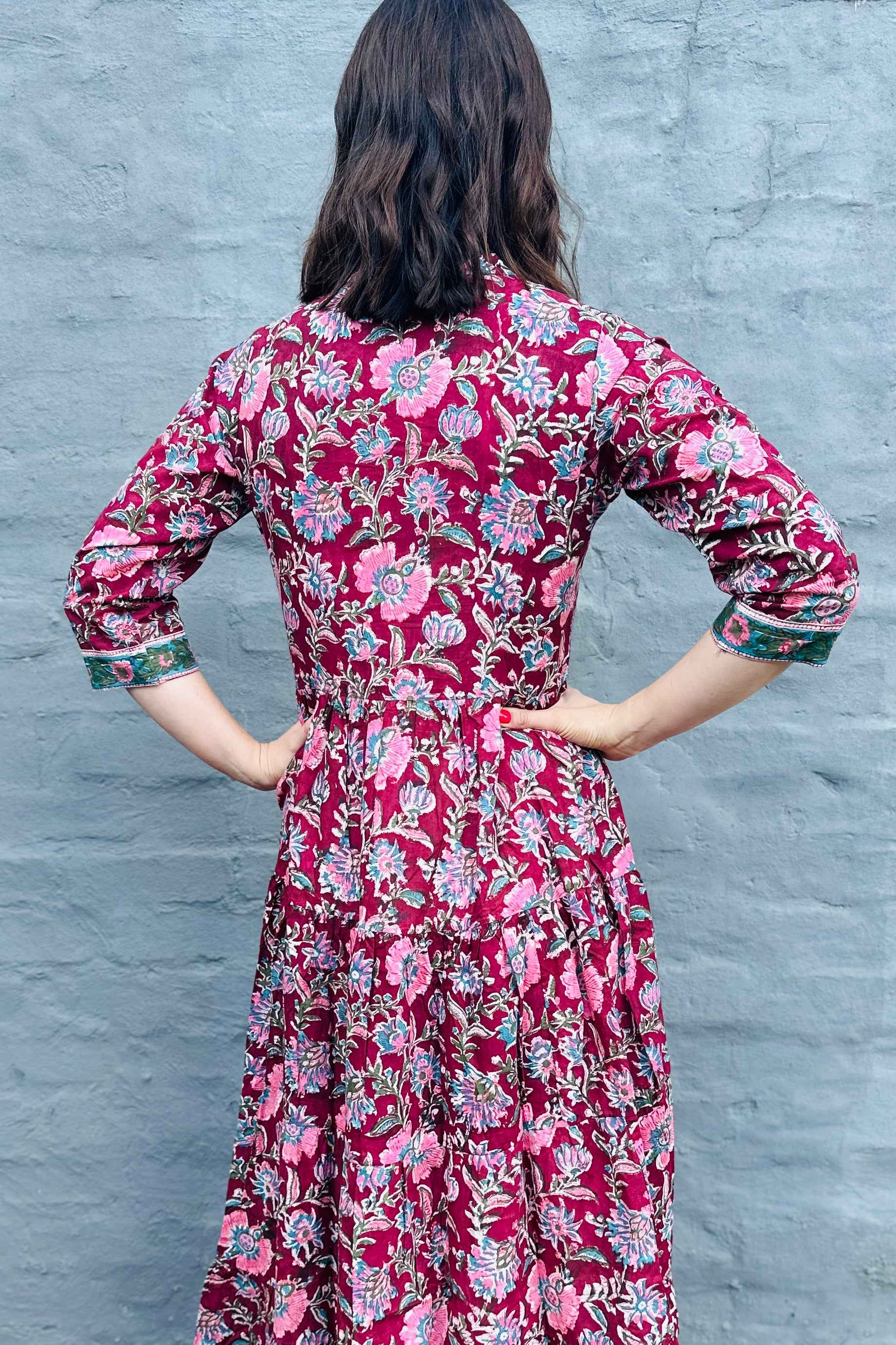 Emily Dress In Merlot