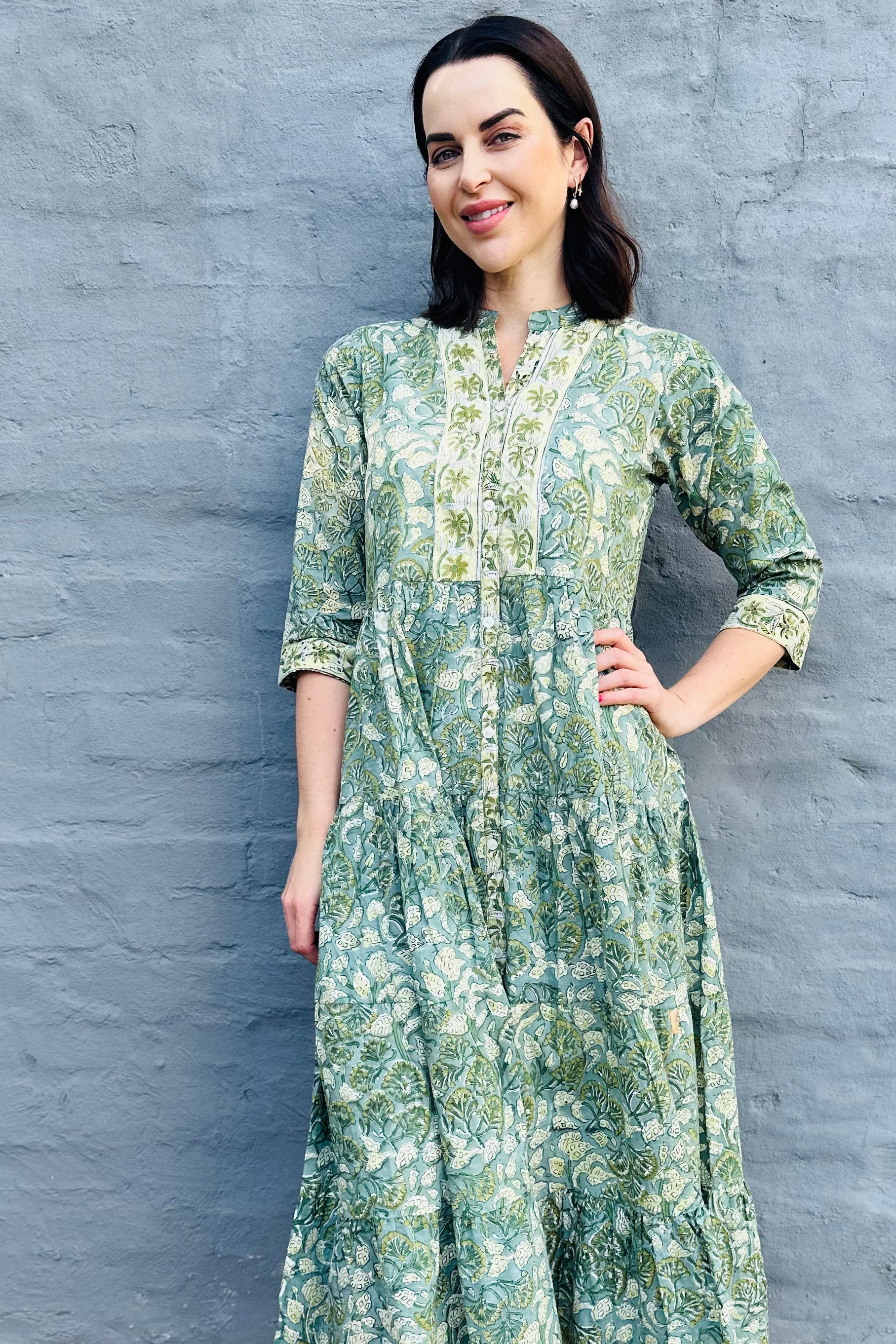Emily Dress In Sage