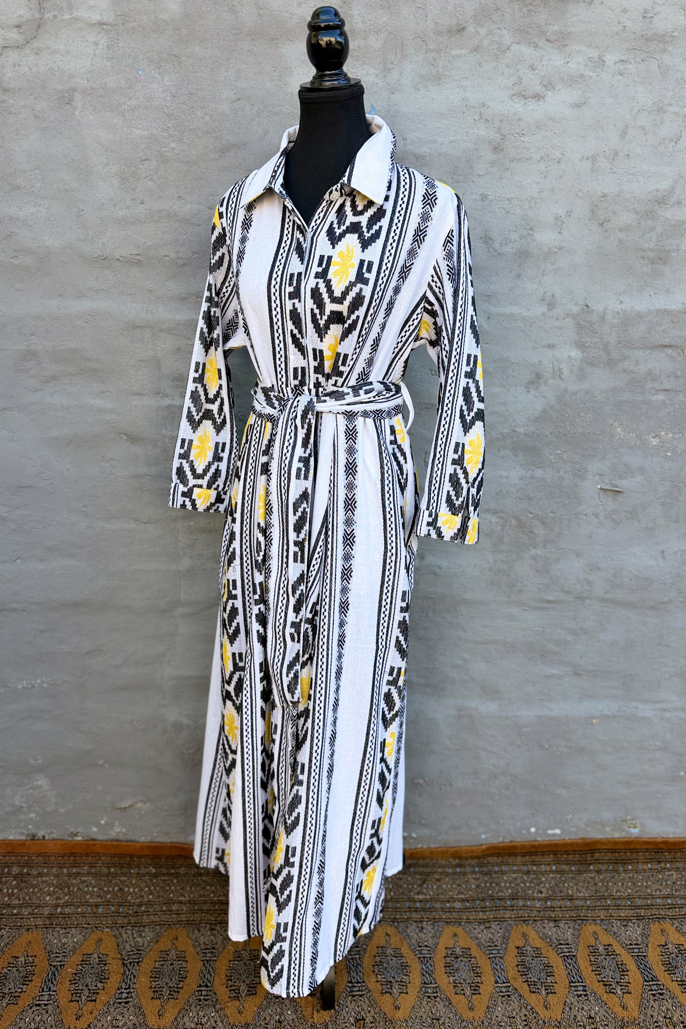 Shaya Shirt Dress In Tribal Sun