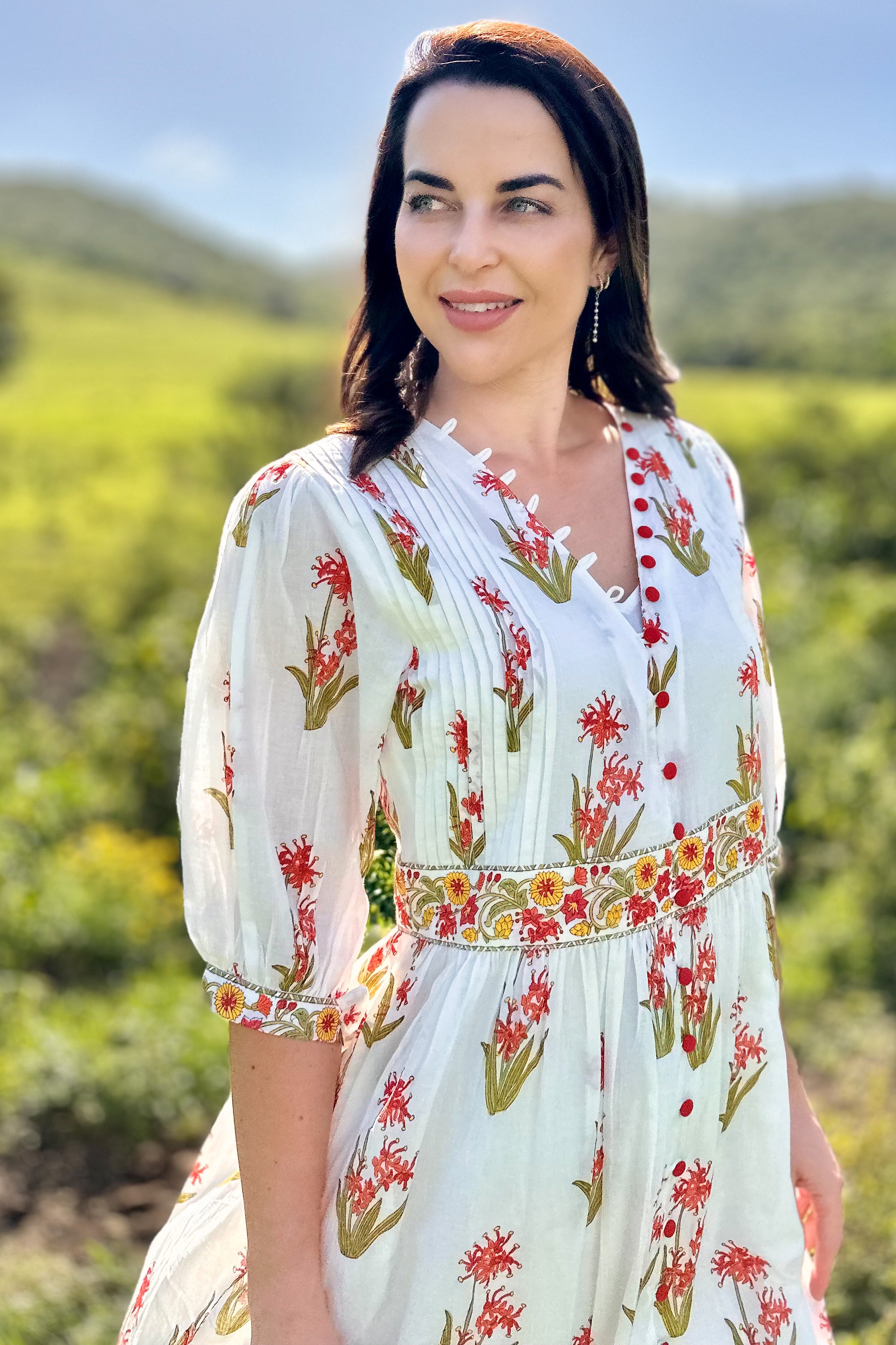 Harisha Pintuck Dress