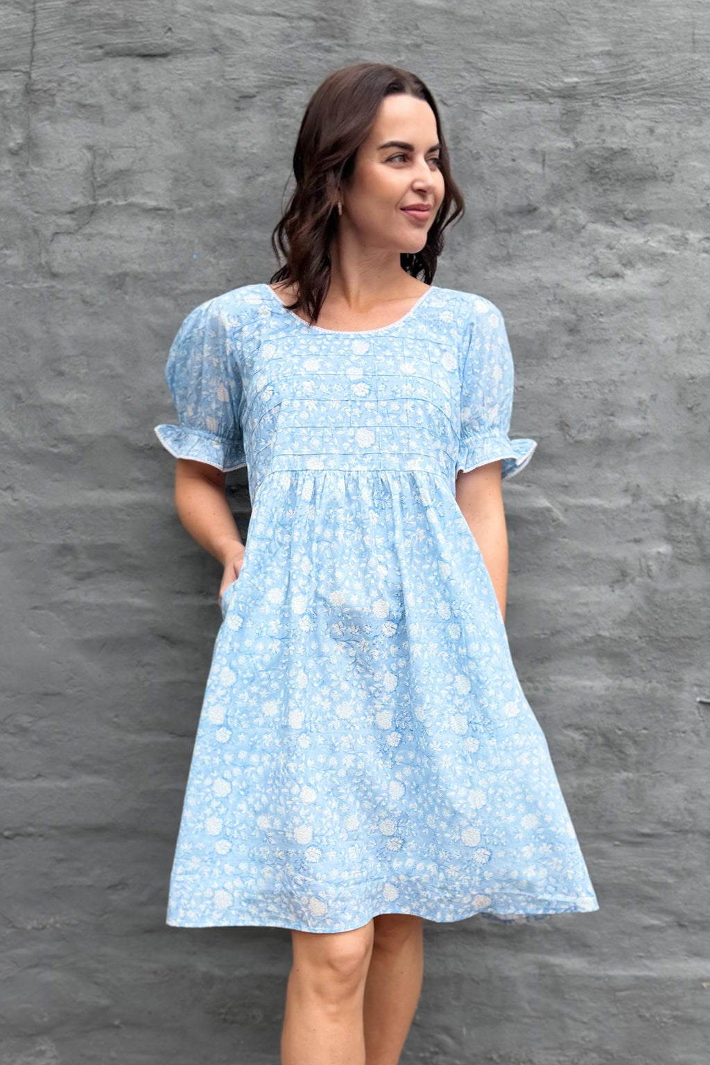 Josie Dress In Sky