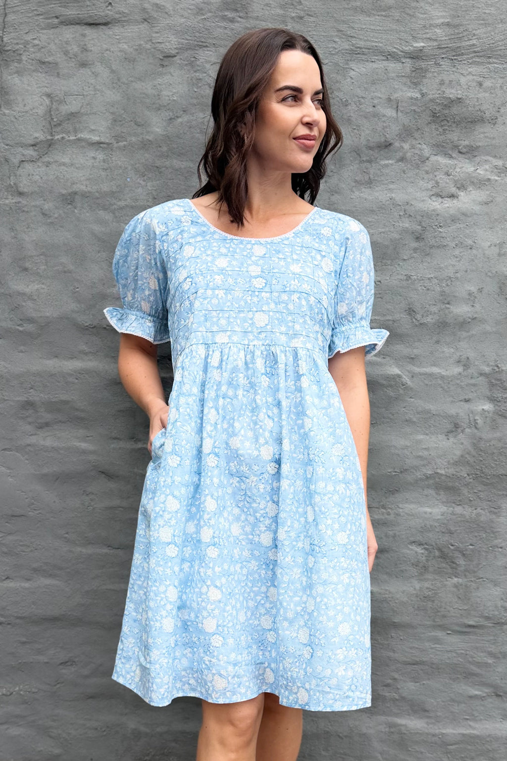 Josie Dress In Sky