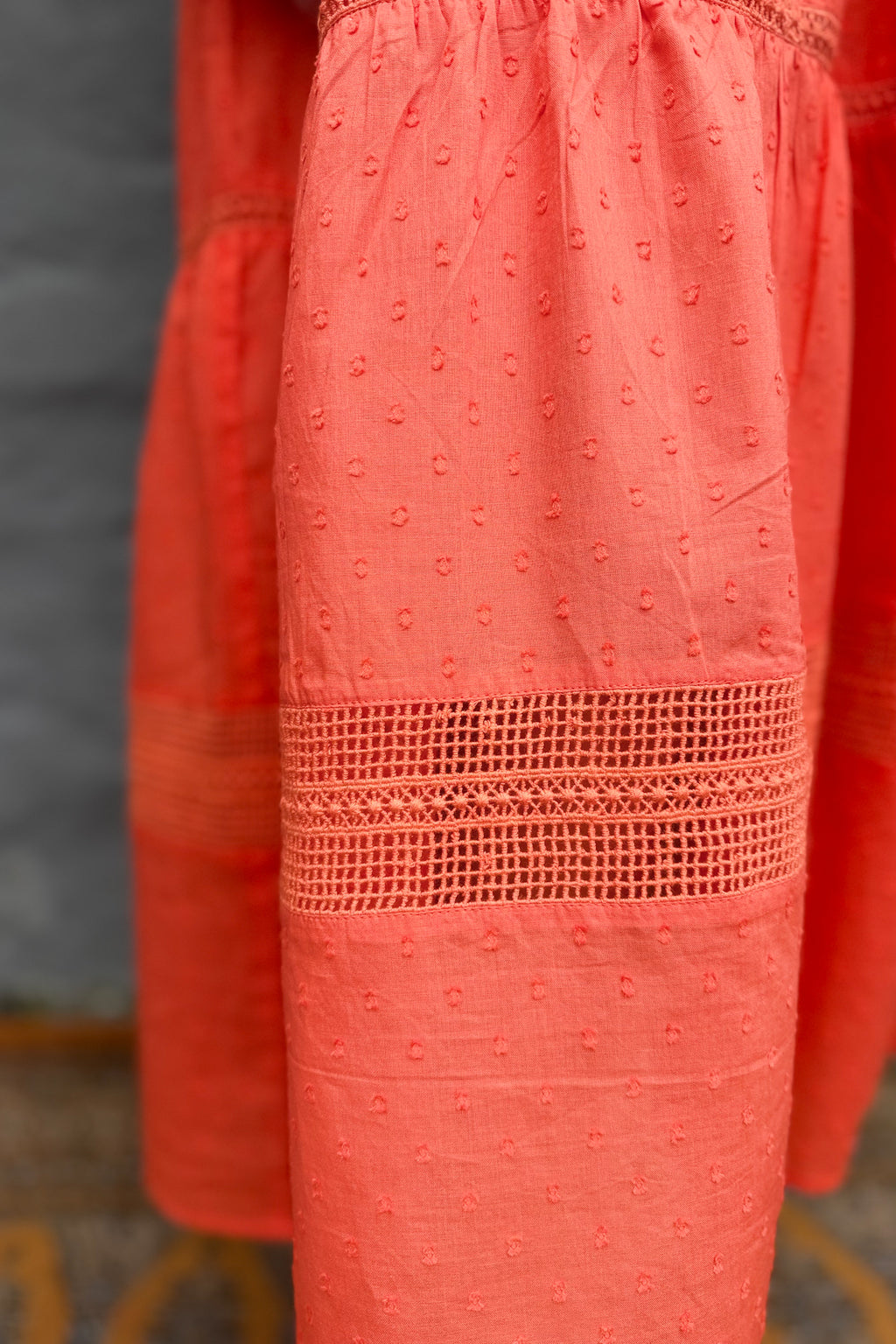Binita Dress In Tangerine