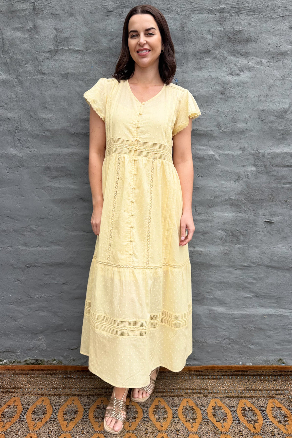 Binita Dress In Butter