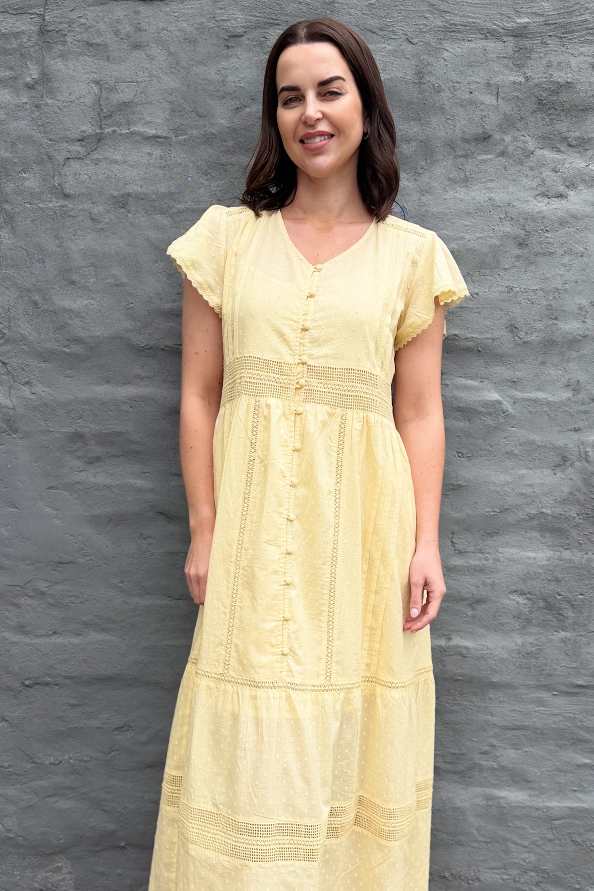 Binita Dress In Butter