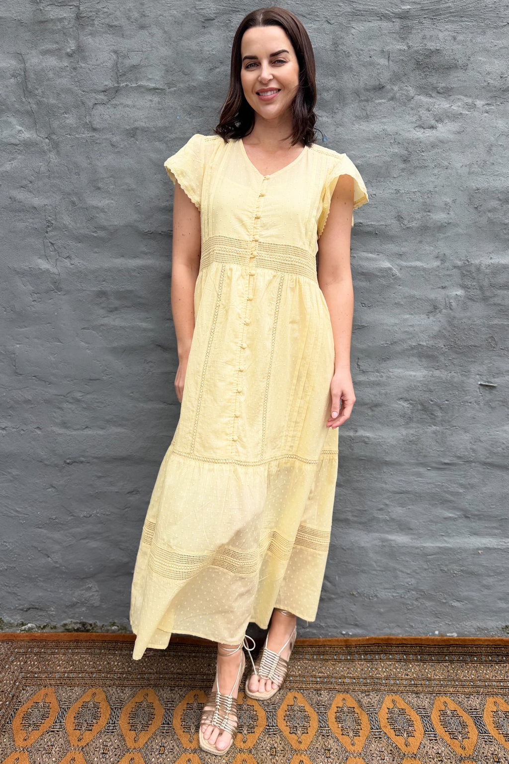 Binita Dress In Butter