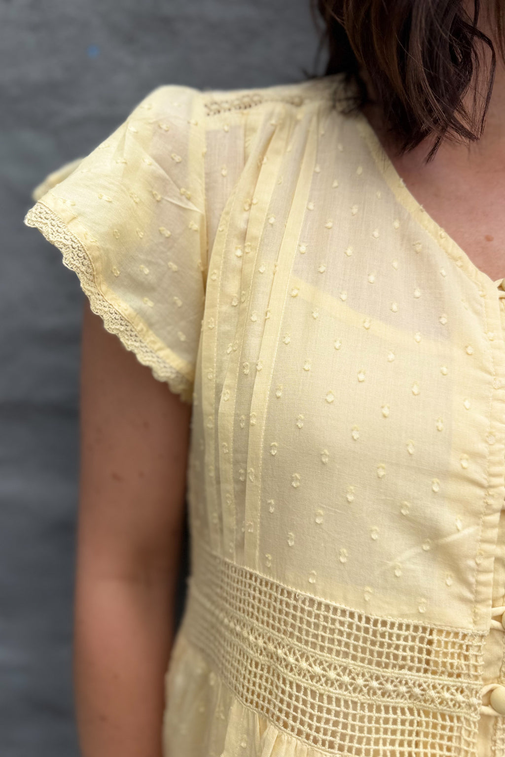 Binita Dress In Butter