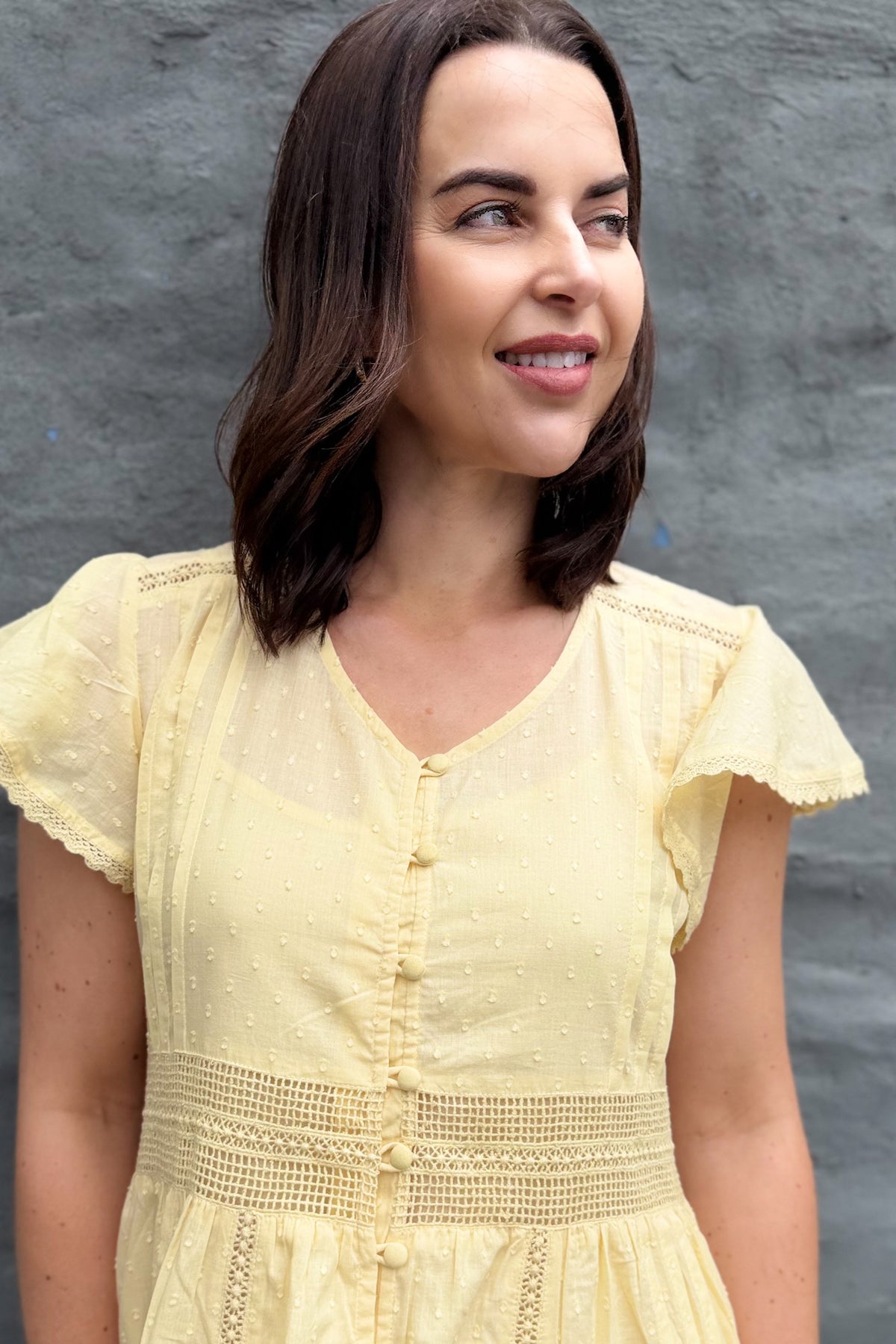 Binita Dress In Butter