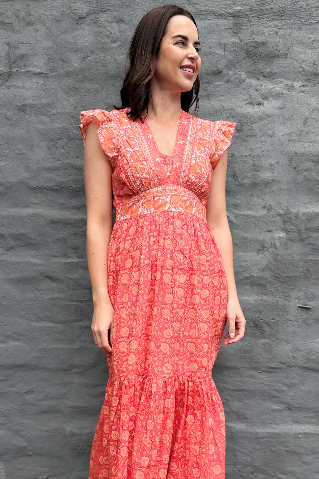 Nina Dress In Sunset