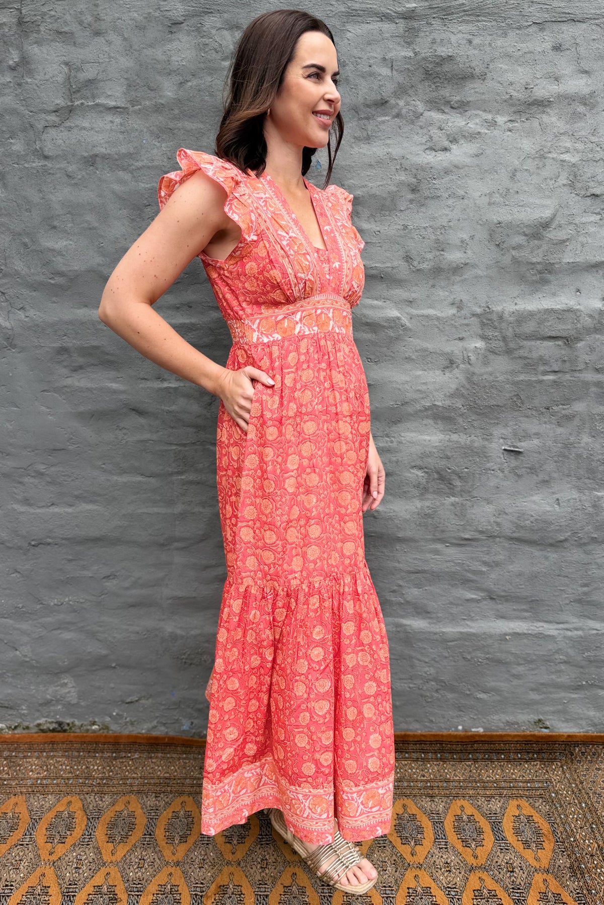 Nina Dress In Sunset