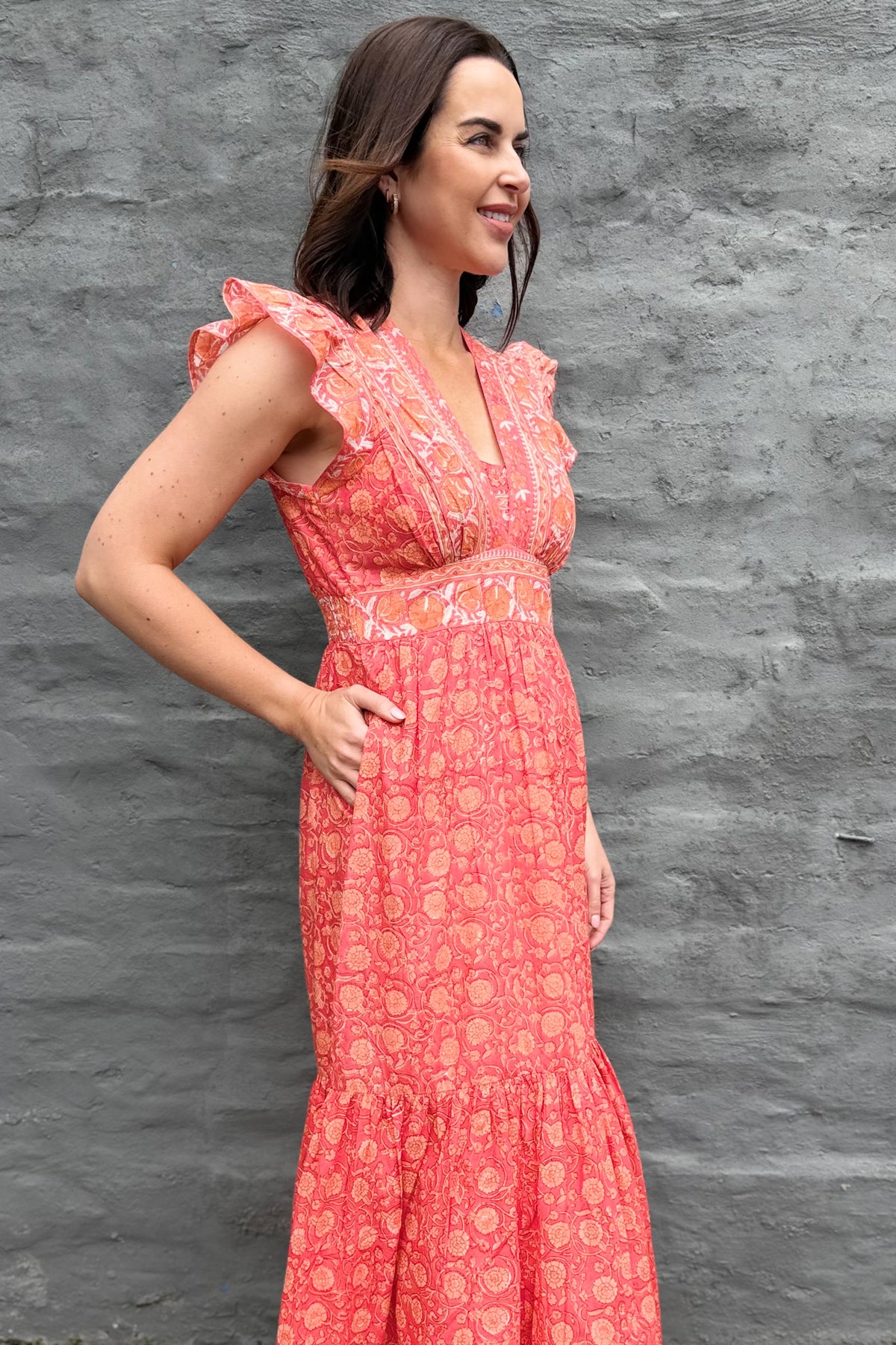 Nina Dress In Sunset