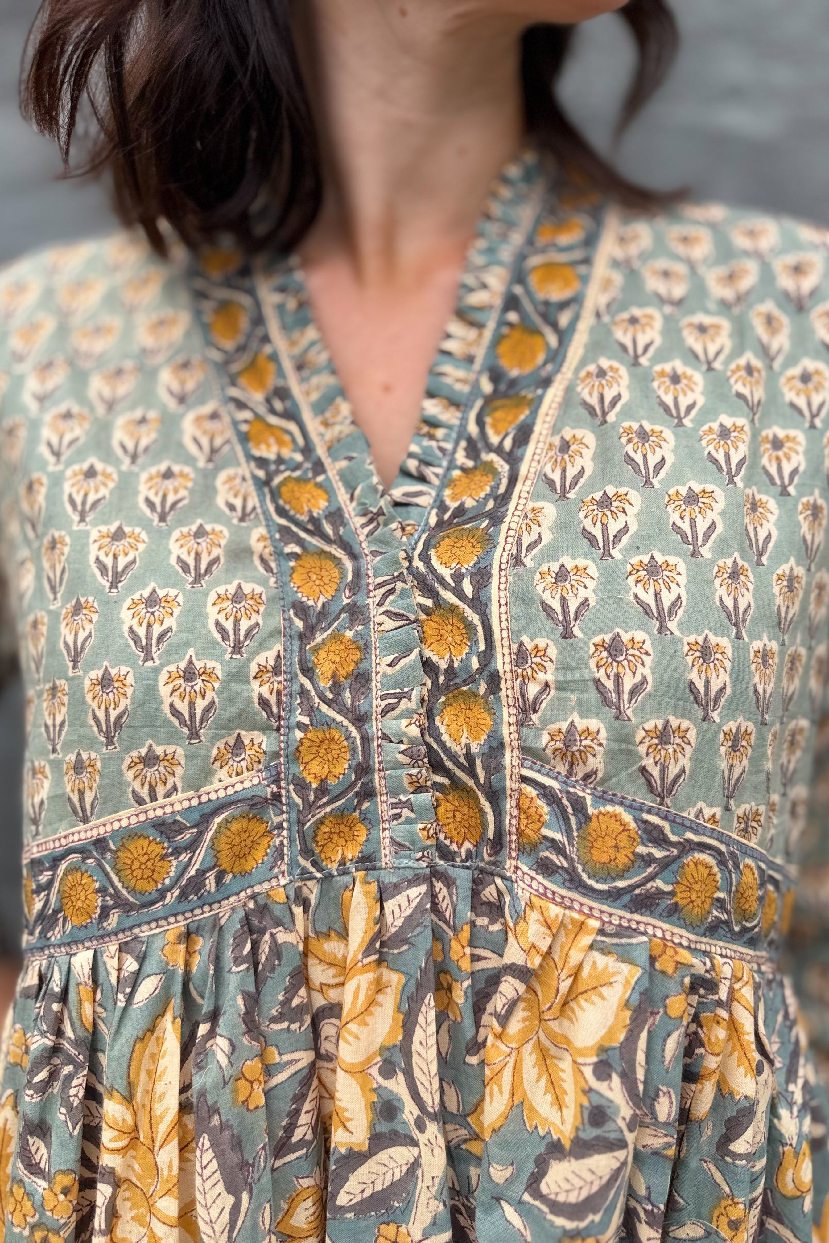 Adeline Dress In Sage