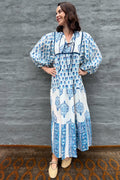 Delilah Dress In Blues