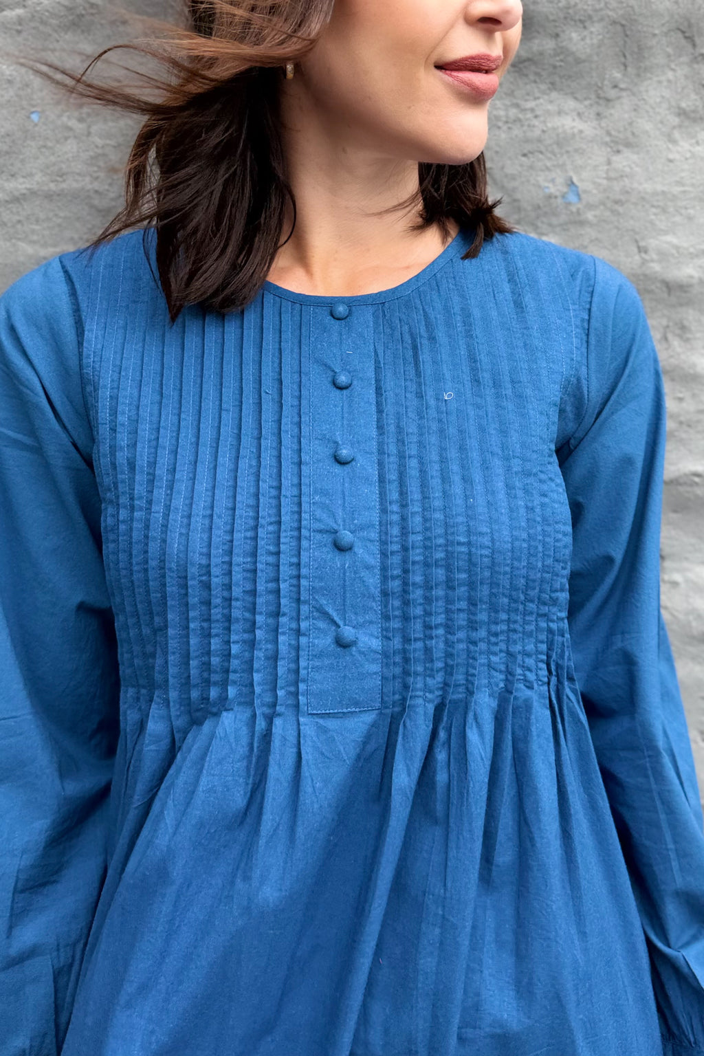 Penelope Dress In Parisian Blue