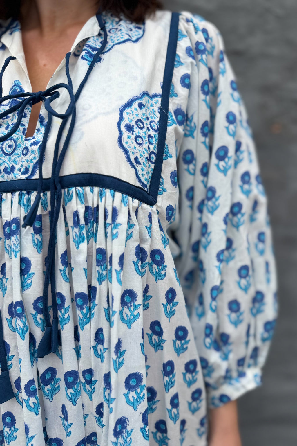 Delilah Dress In Blues