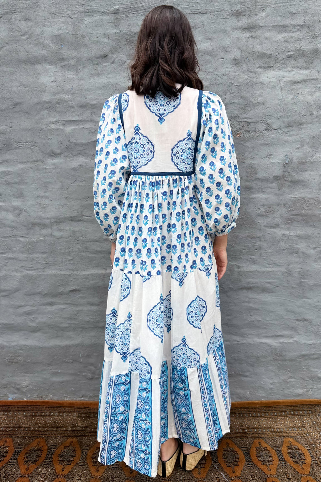 Delilah Dress In Blues