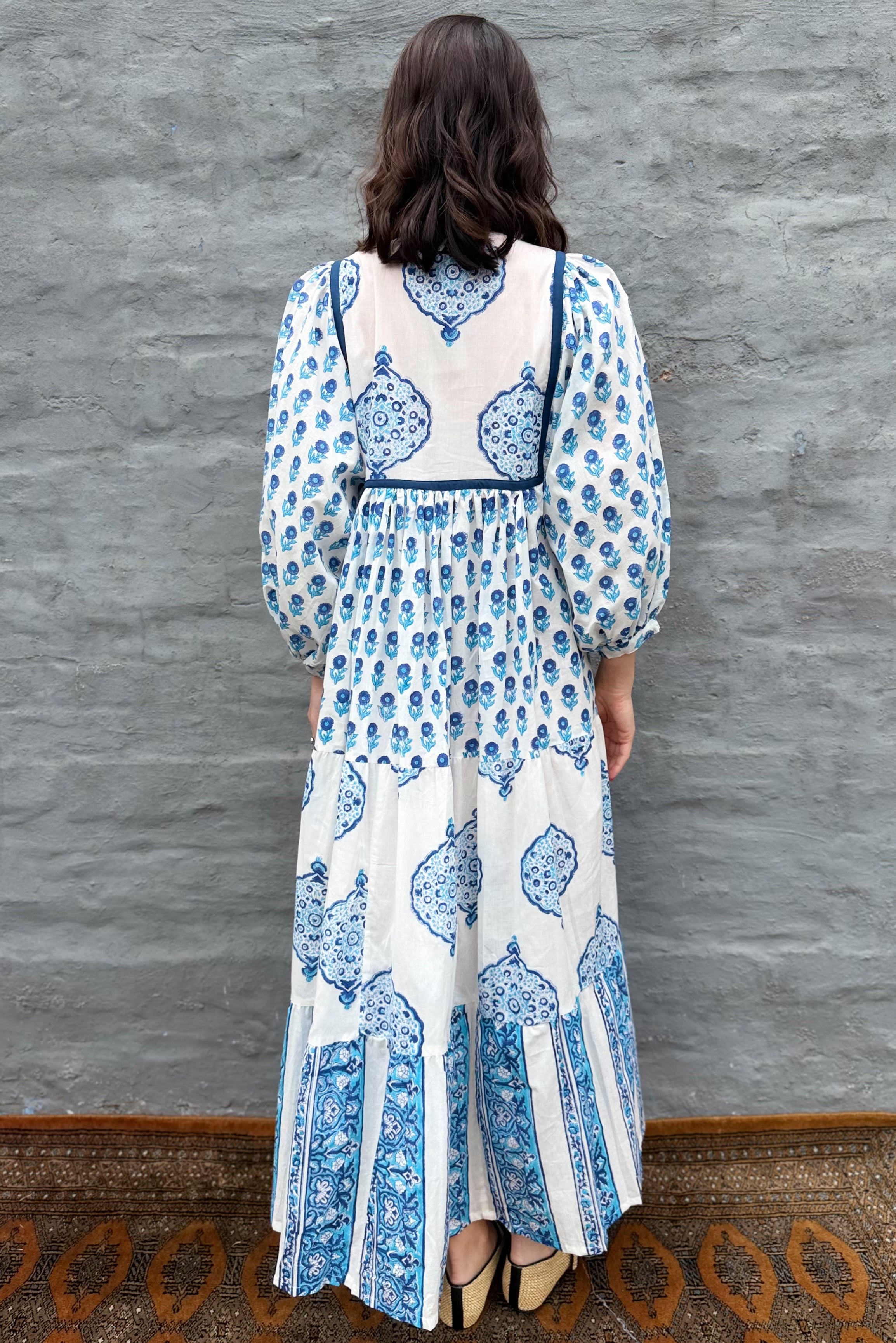 Delilah Dress In Blues