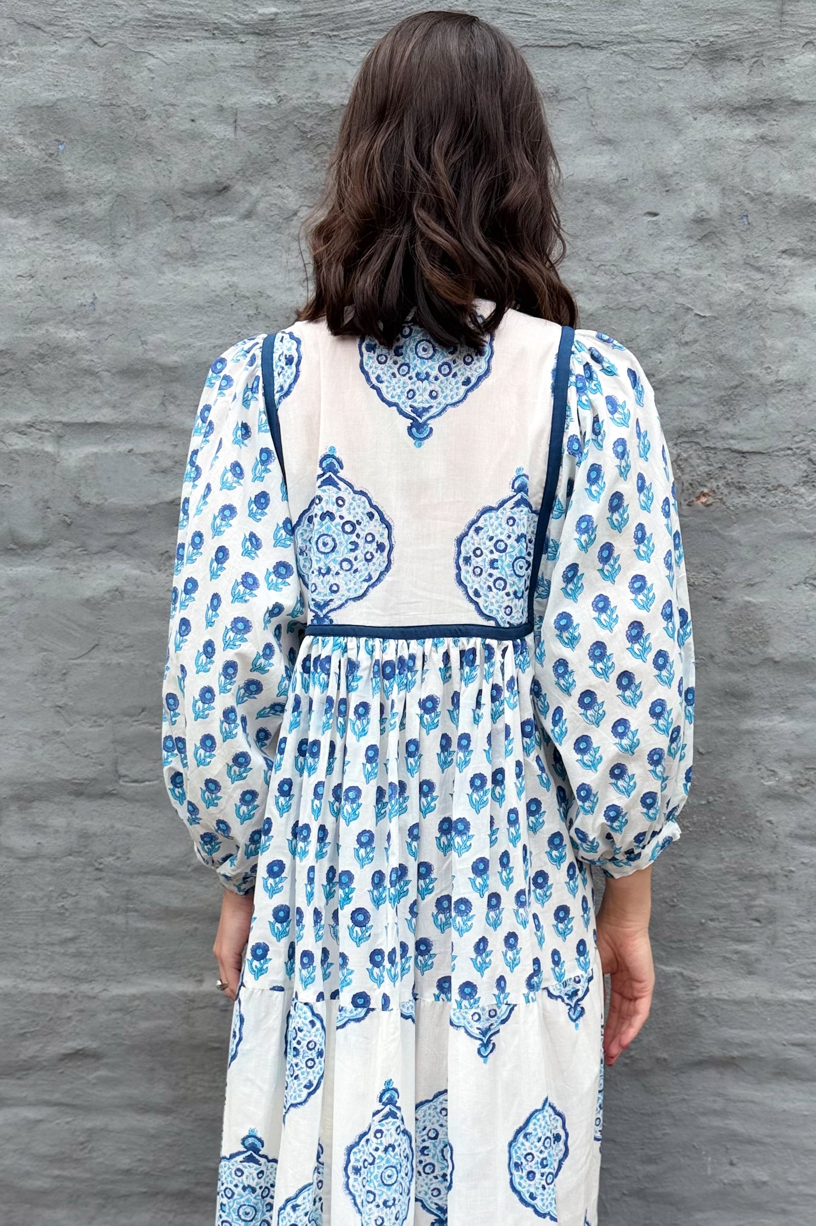 Delilah Dress In Blues