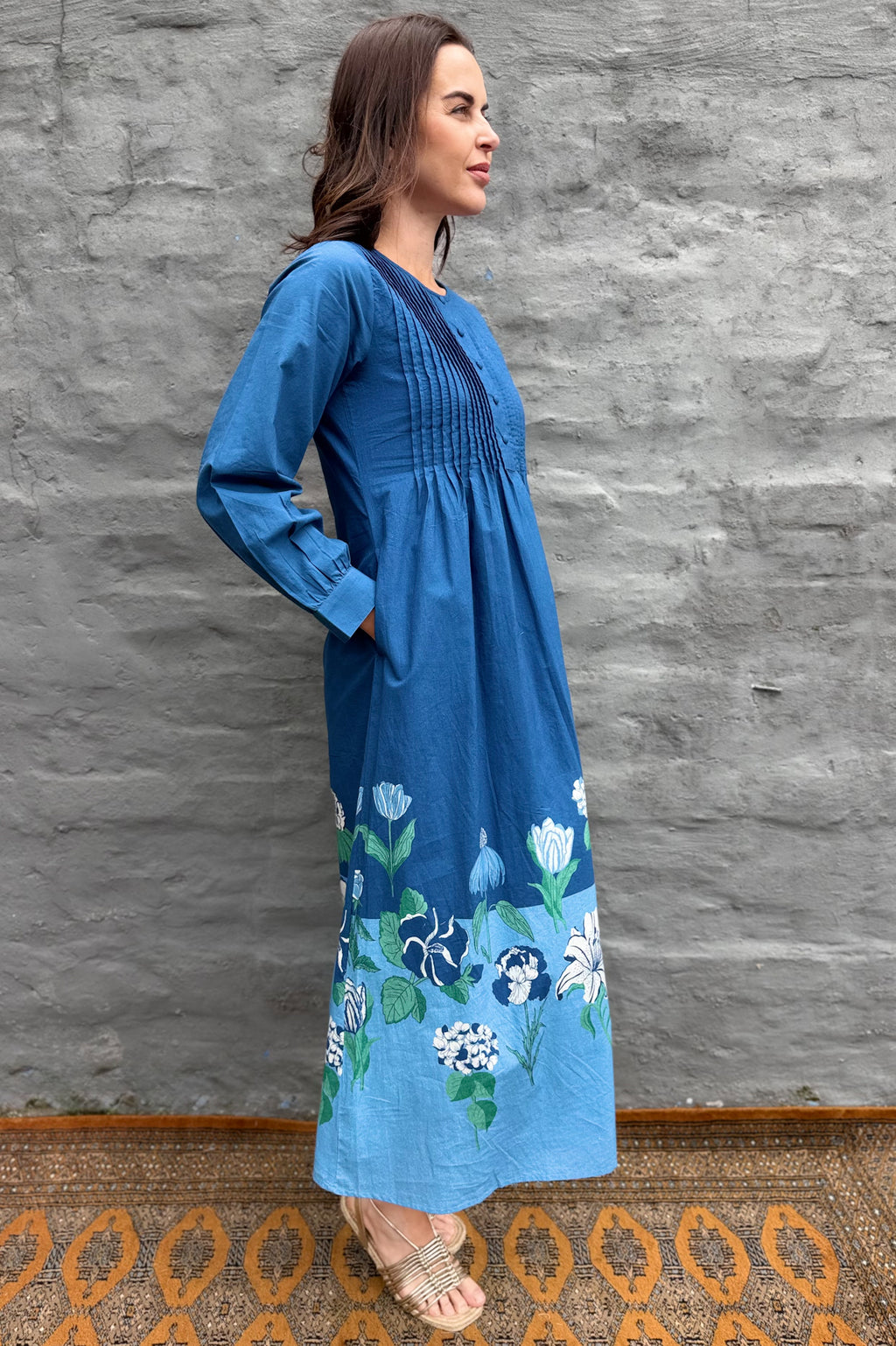 Penelope Dress In Parisian Blue