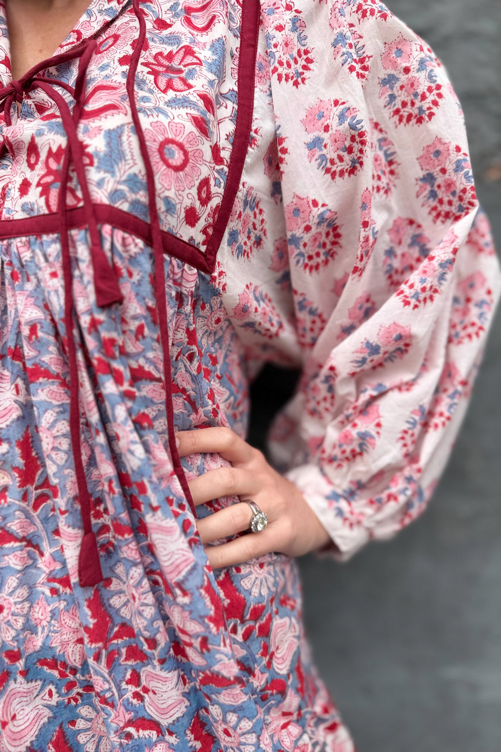 Delilah Dress In Pinks