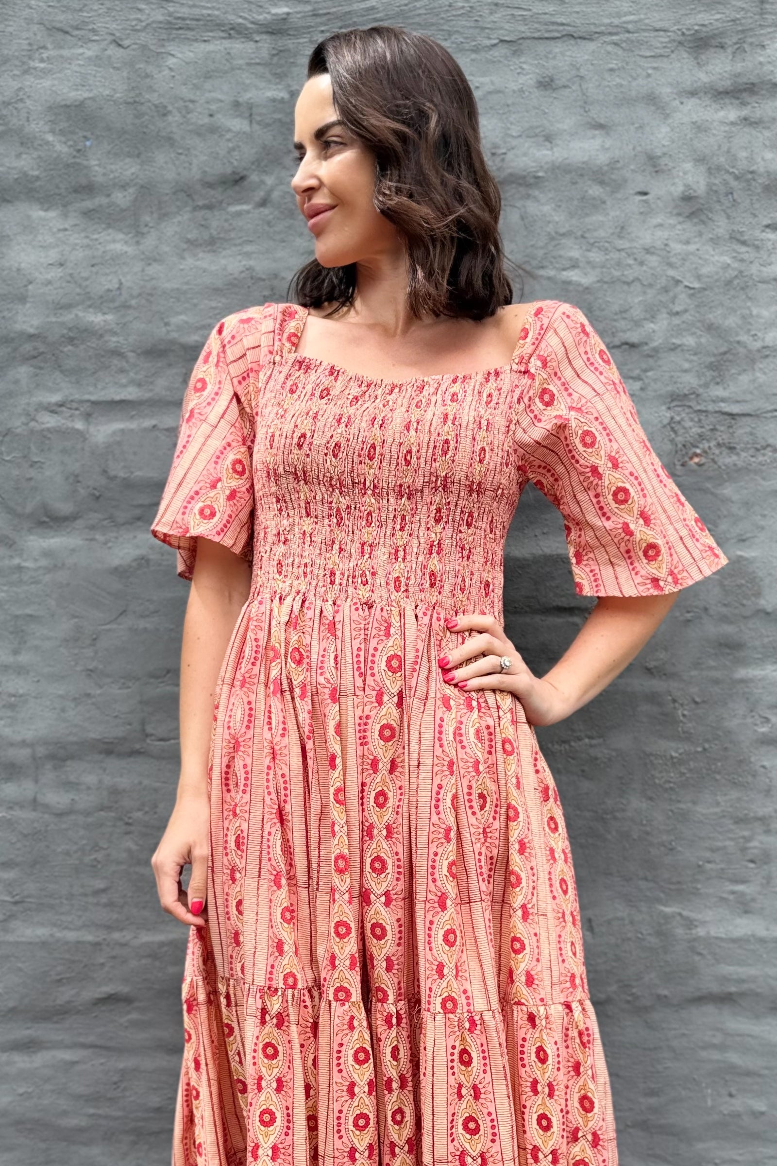 Noa Dress In Shades Of Pink