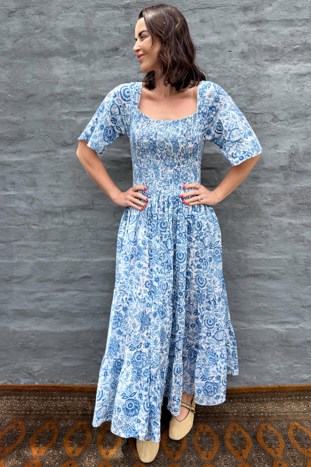 Noa Dress In Shades Of Blue