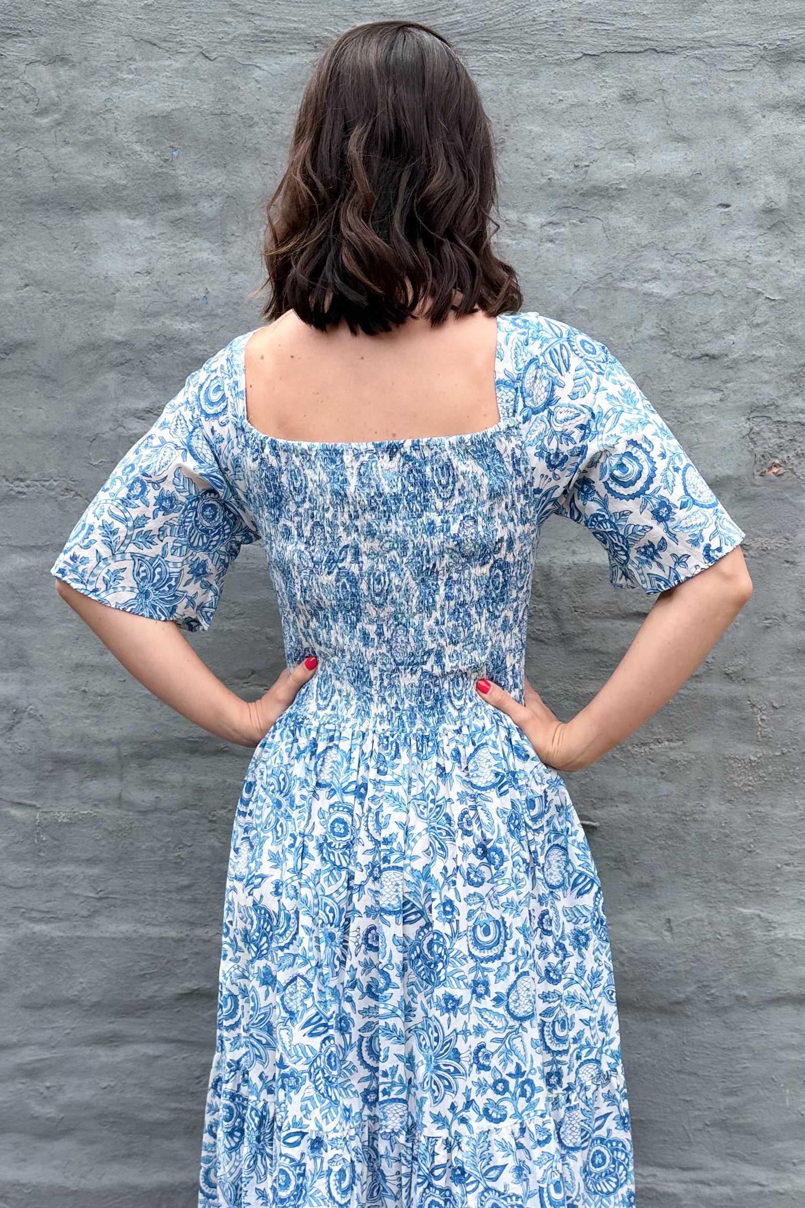 Noa Dress In Shades Of Blue